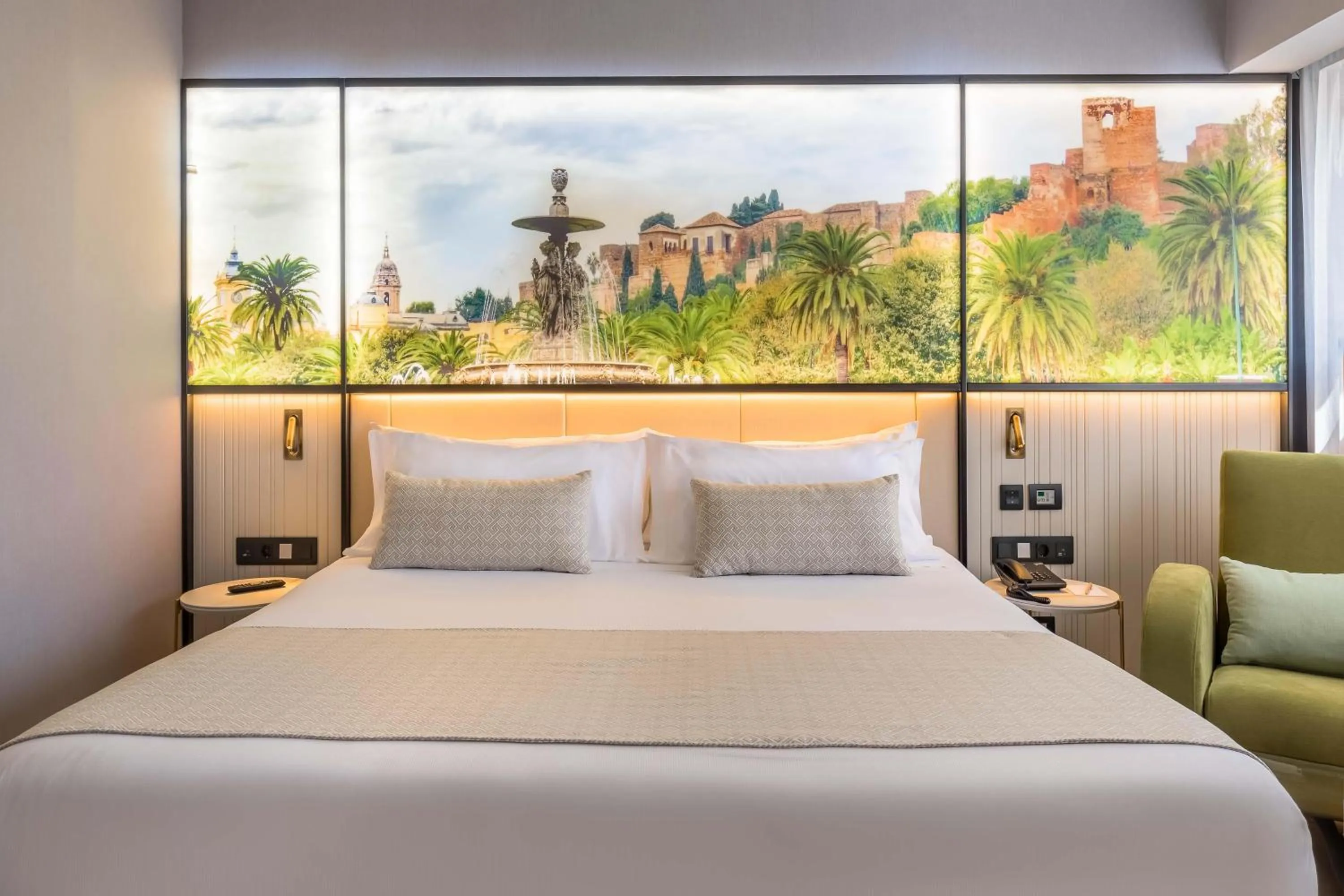 Bedroom, Bed in Barceló Malaga