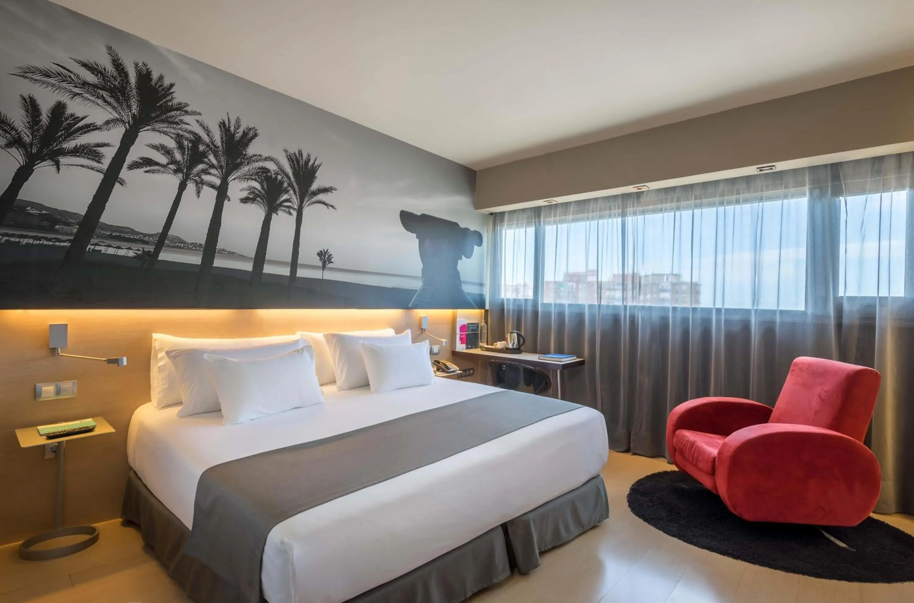 Bedroom, Bed in Barceló Malaga