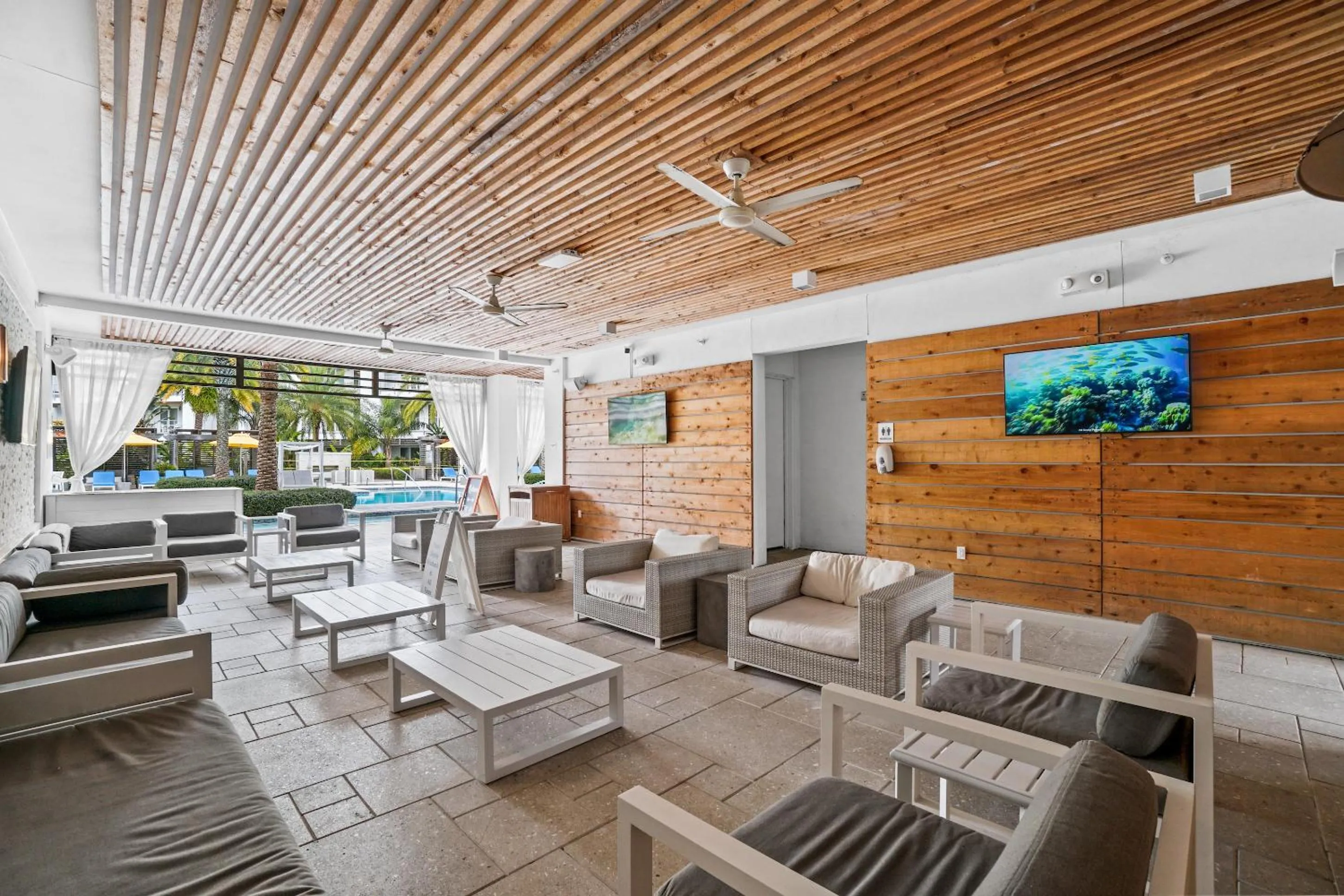 Communal lounge/ TV room in The Pointe on 30A by Panhandle Getaways