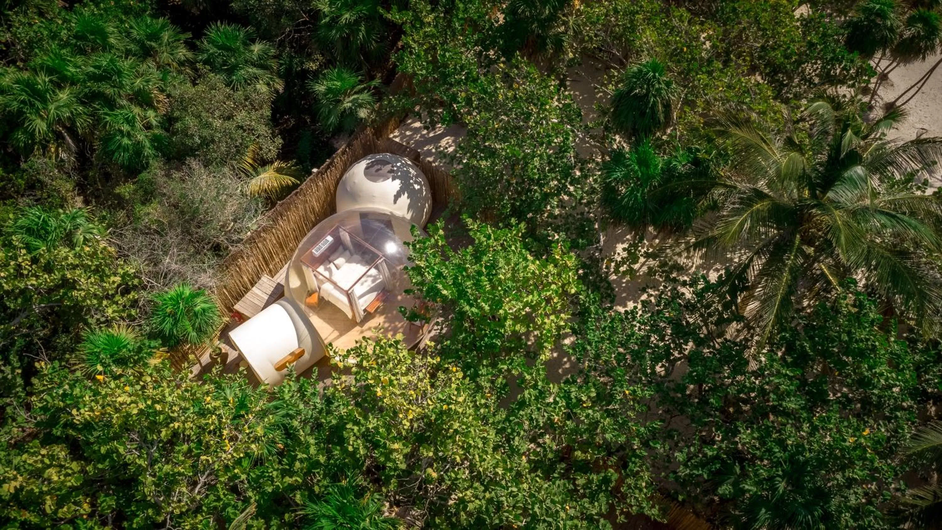 Bird's eye view in Astral Tulum