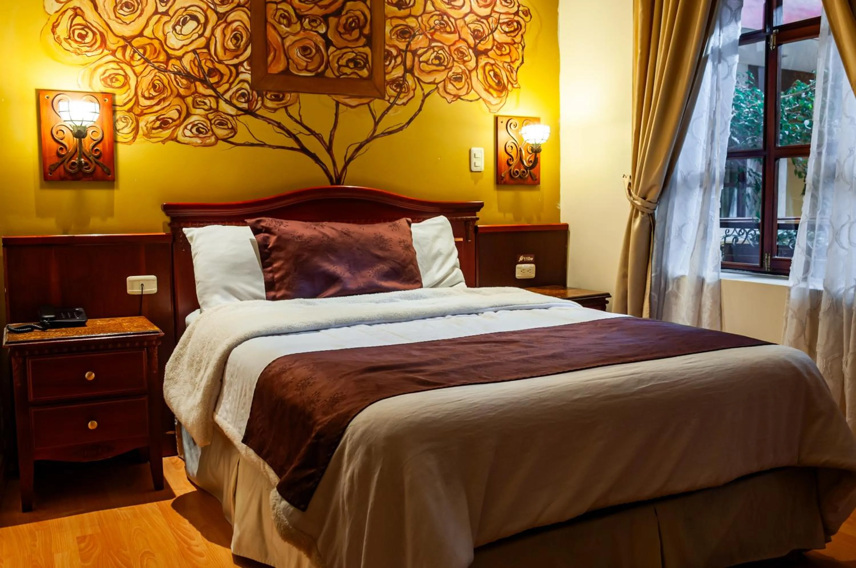 Bed in Hotel Campanario