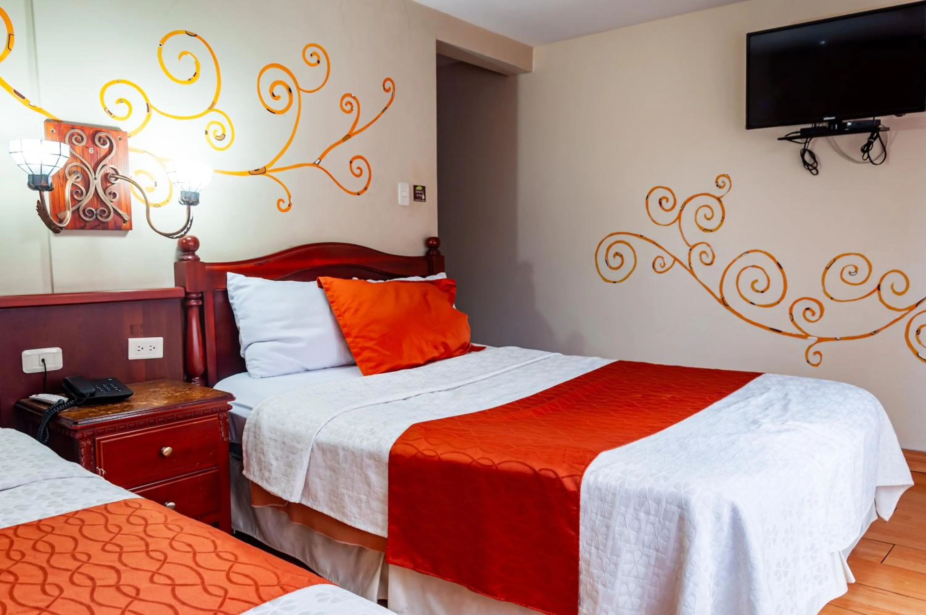 Bed in Hotel Campanario