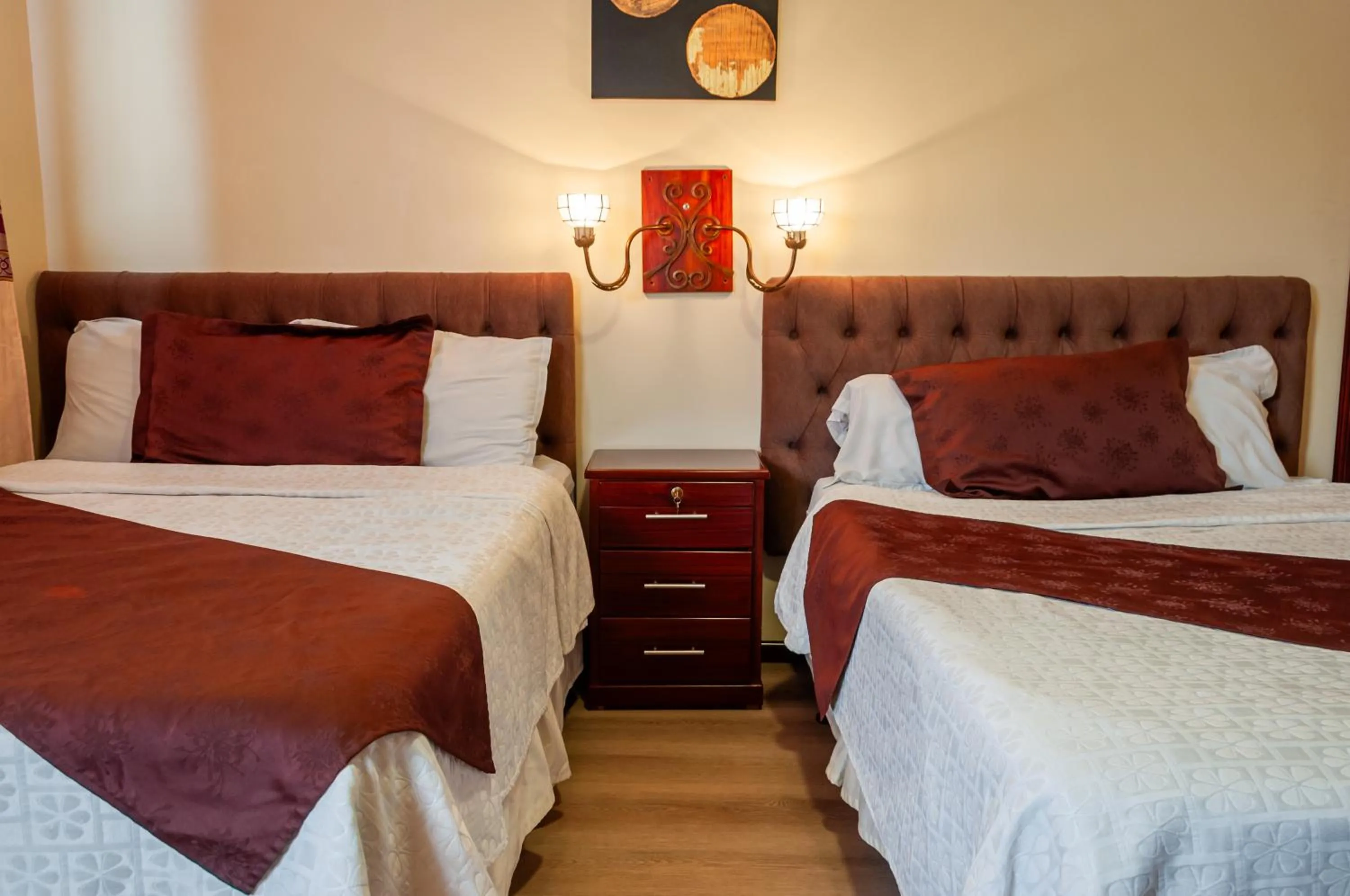 Bed in Hotel Campanario