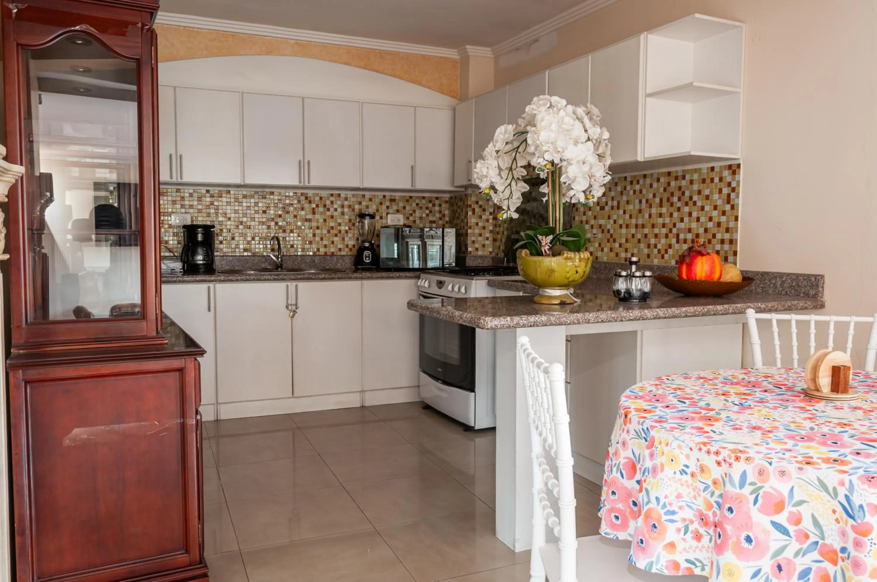 Kitchen or kitchenette in Hotel Campanario