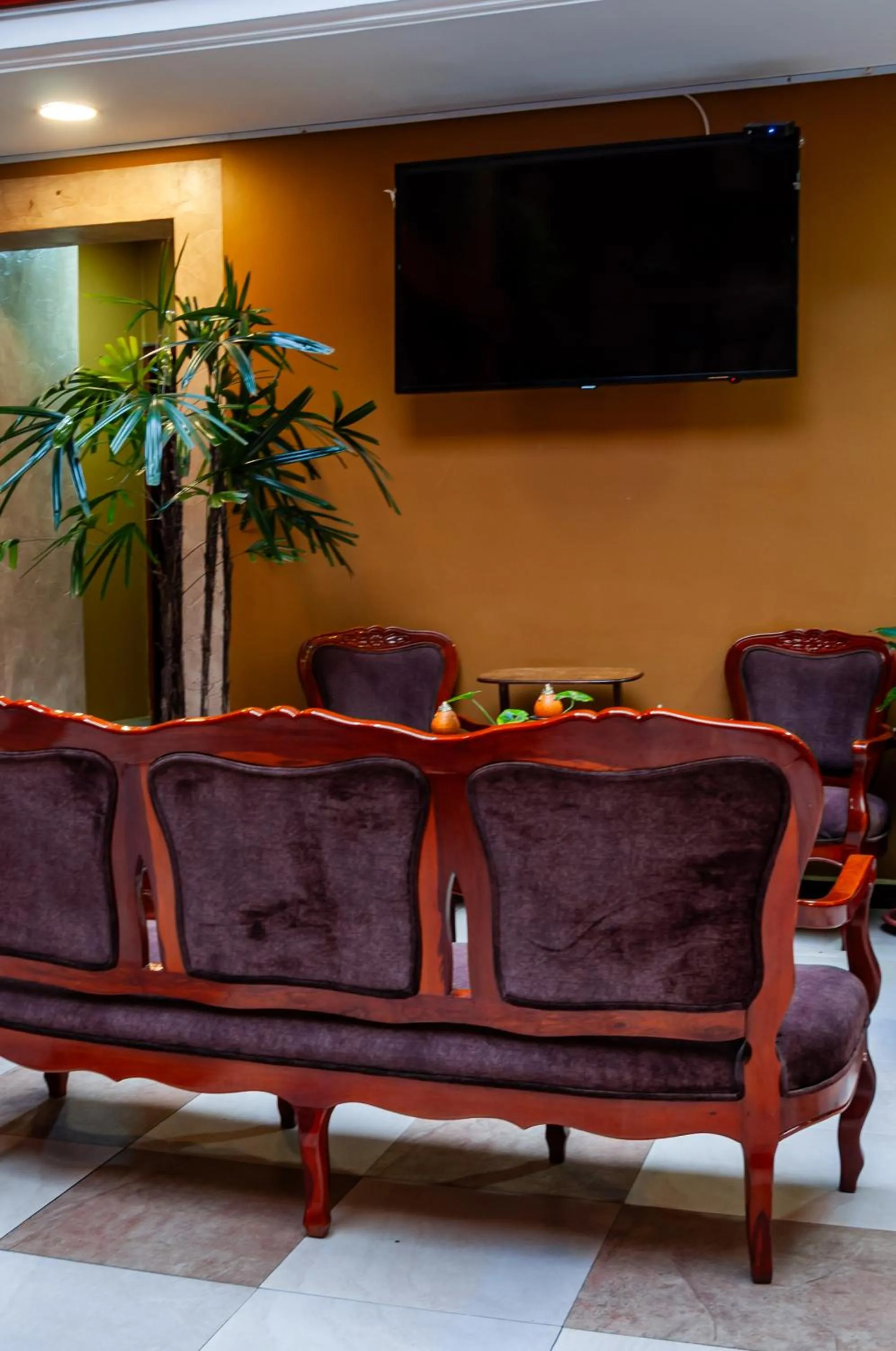 Communal lounge/ TV room in Hotel Campanario
