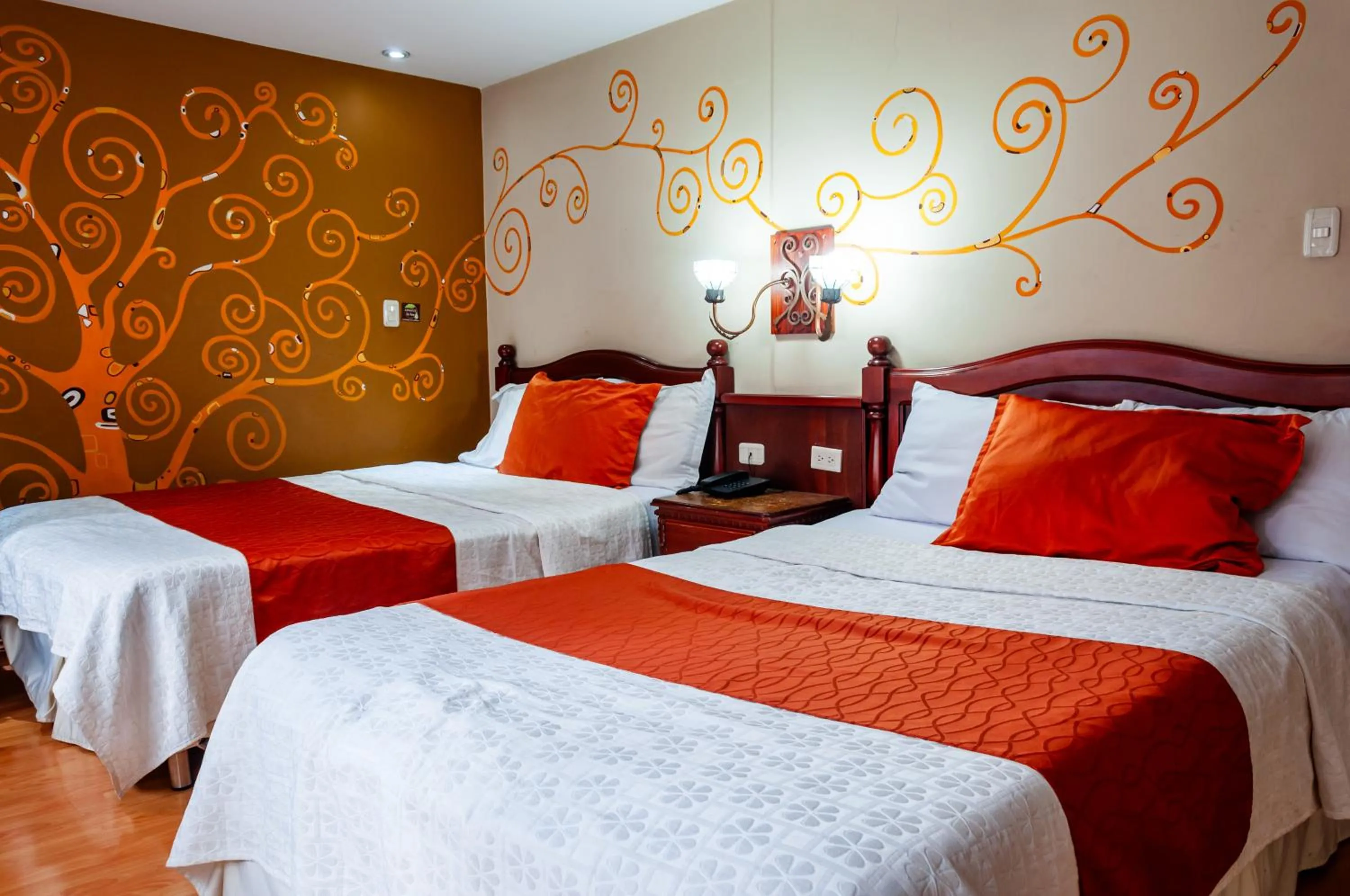 Bed in Hotel Campanario