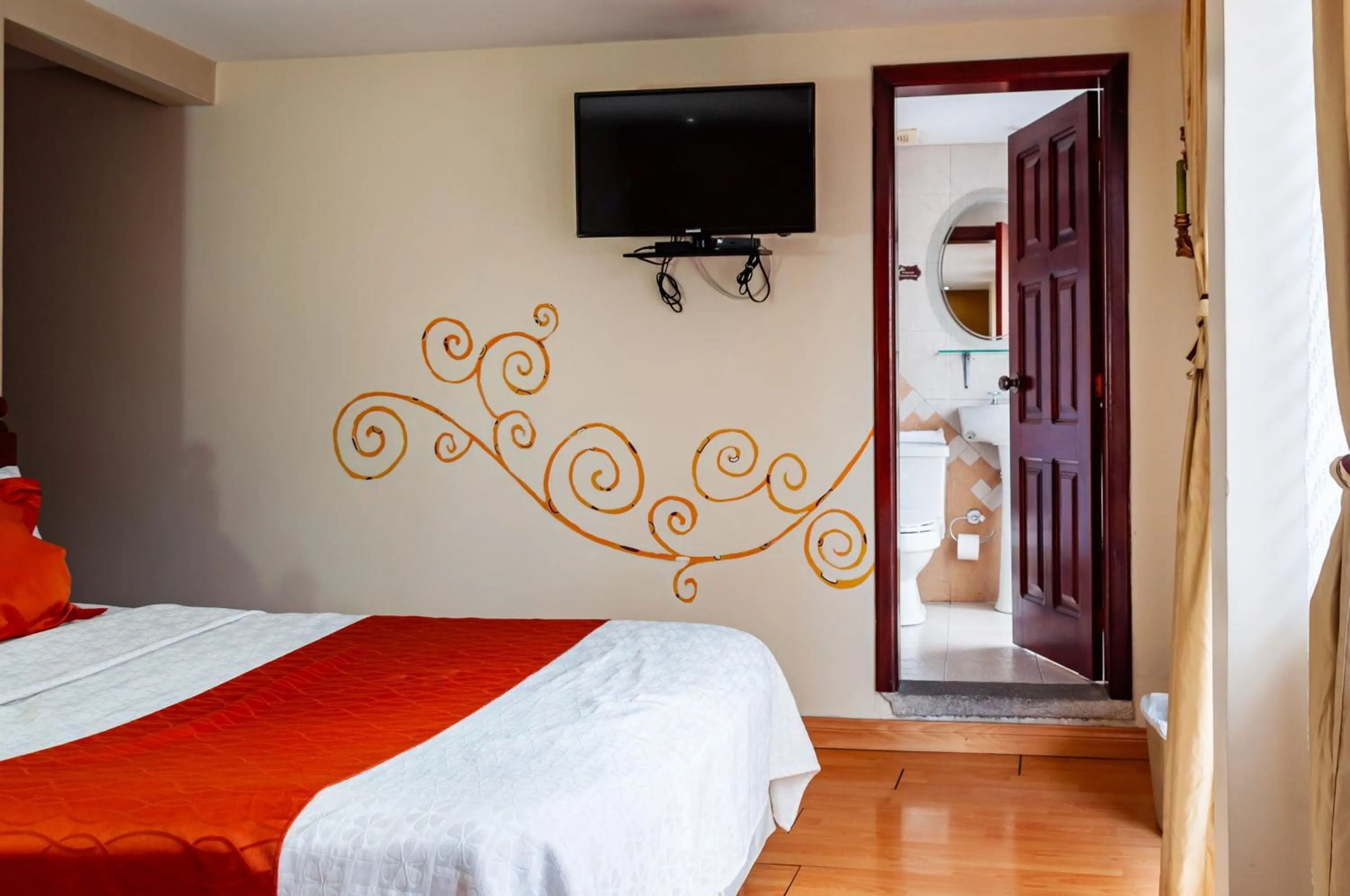 Bed in Hotel Campanario