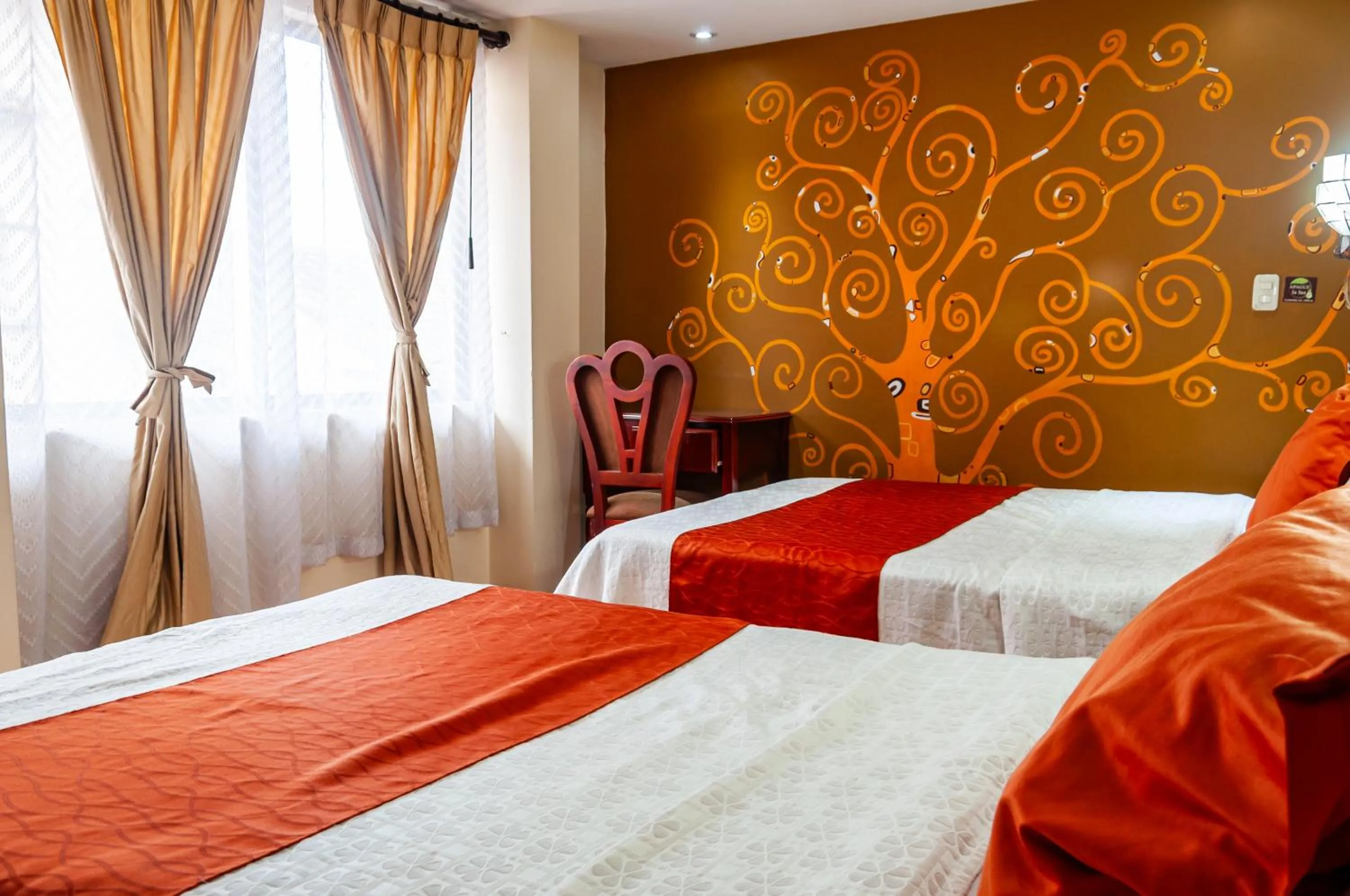 Bed in Hotel Campanario