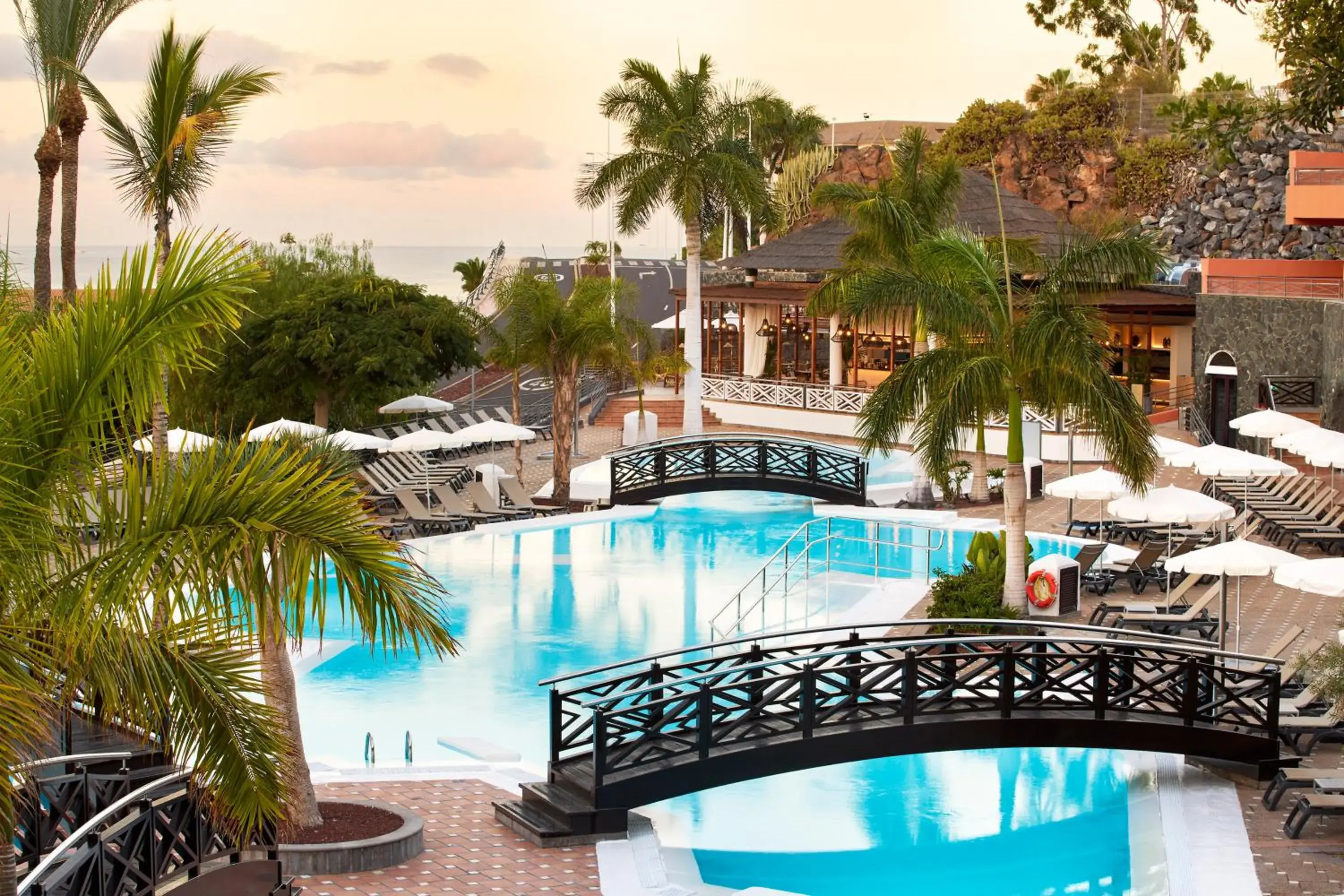 Pool view in Melia Jardines del Teide - Adults Only Pool view in Melia Jardines del Teide - Adults Only