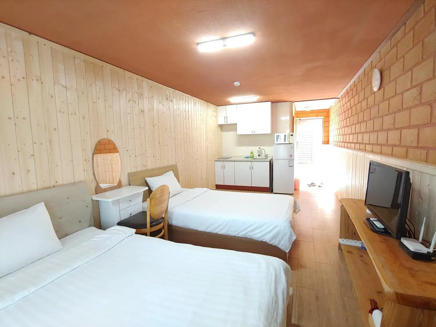 Bed in Jeju Hanibaram Pension Bed in Jeju Hanibaram Pension