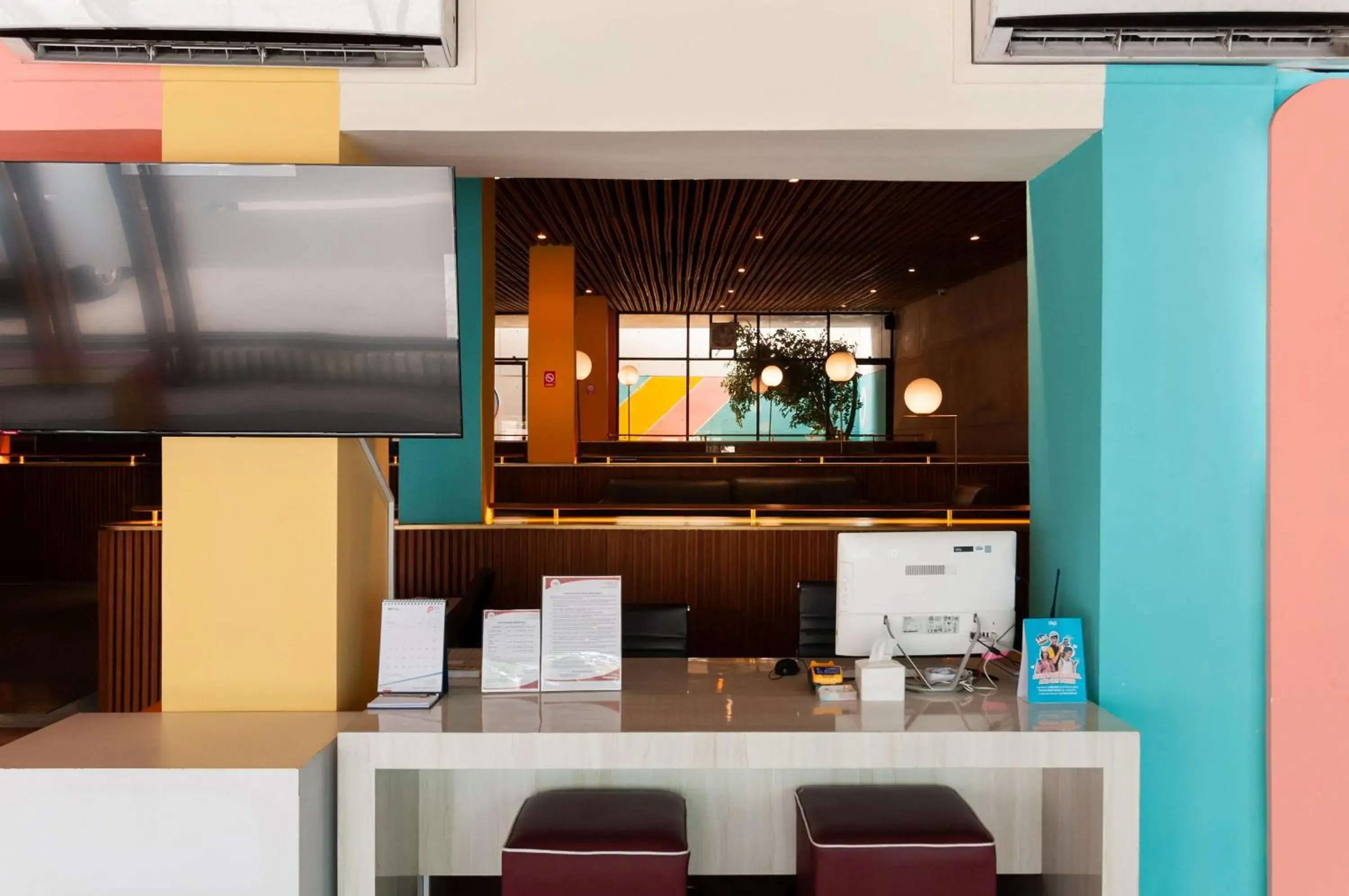 Lobby or reception in Sans Hotel Finest Medan Lobby or reception in Sans Hotel Finest Medan