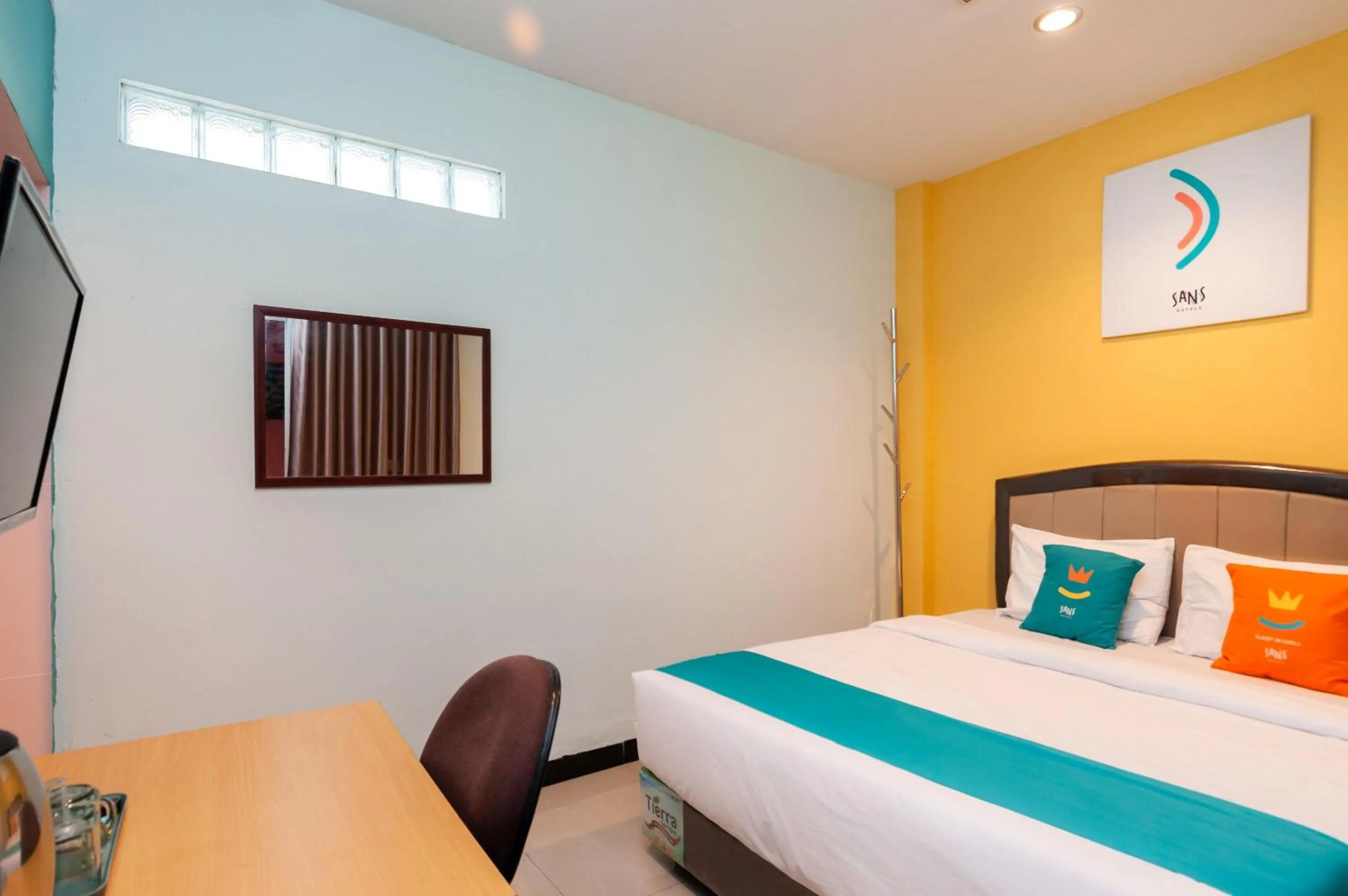 Bedroom, Bed in Sans Hotel Finest Medan