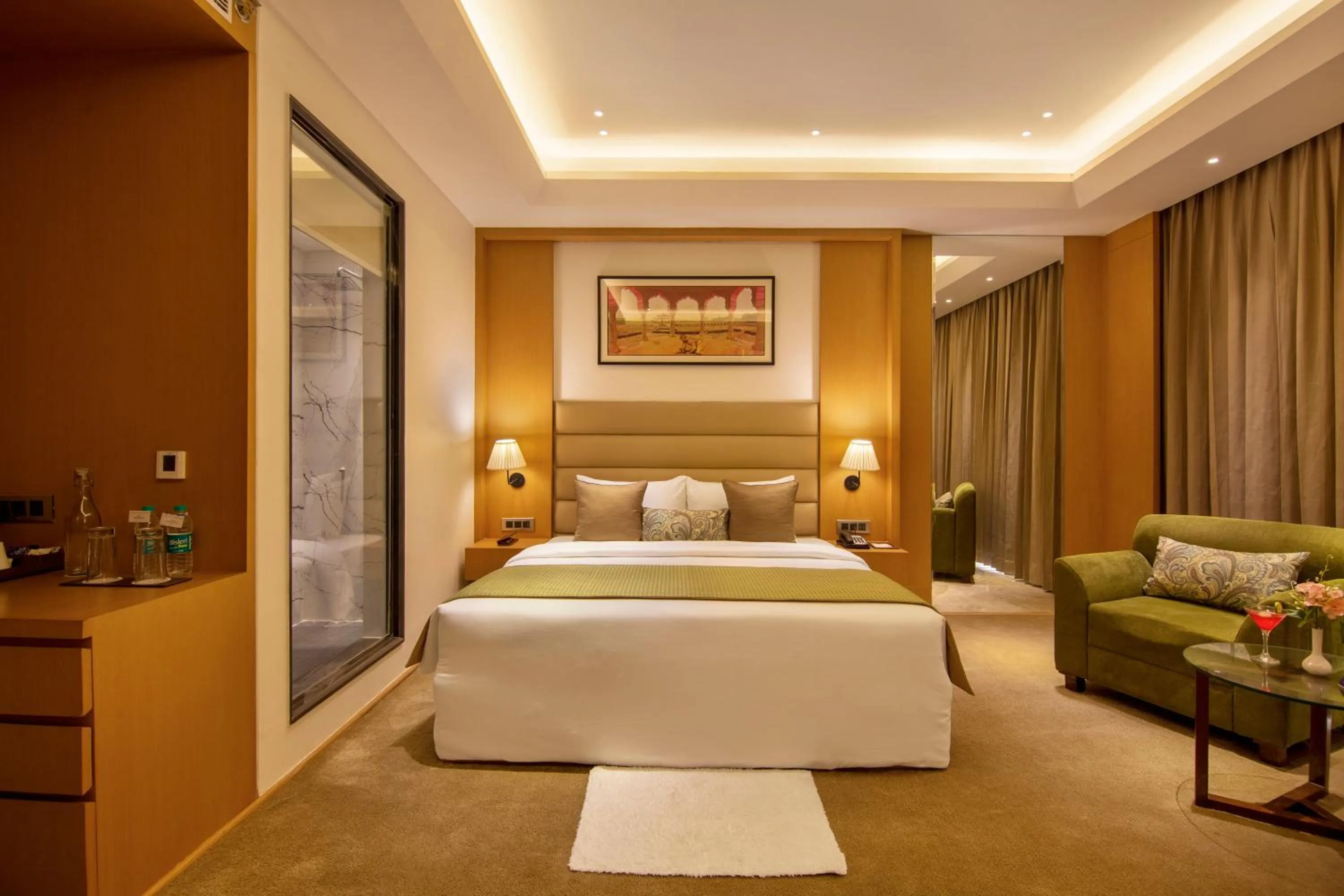 Bedroom, Bed in Sarovar Portico Sonipat
