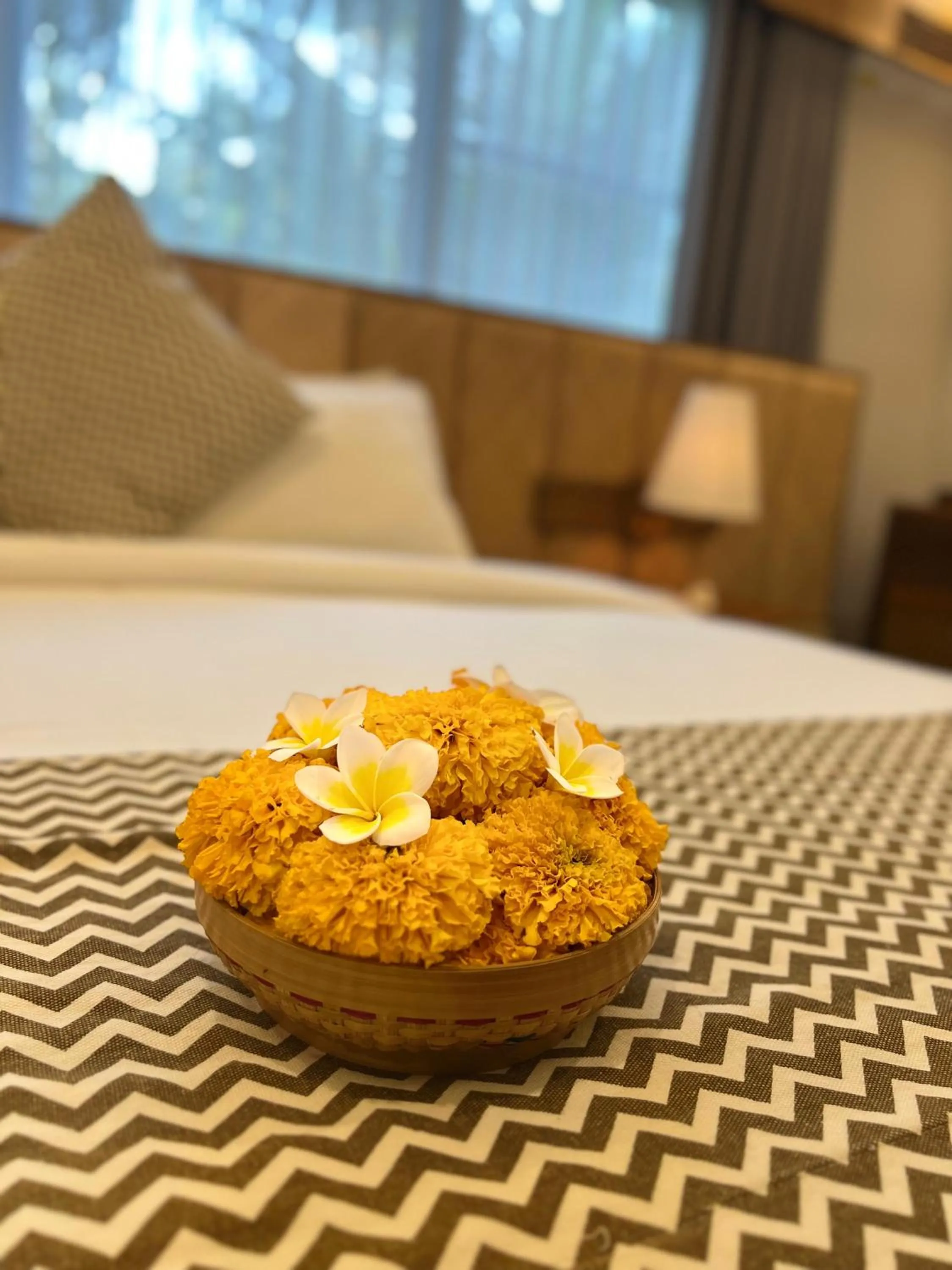 Bed in RUMAH KAYU RESORT