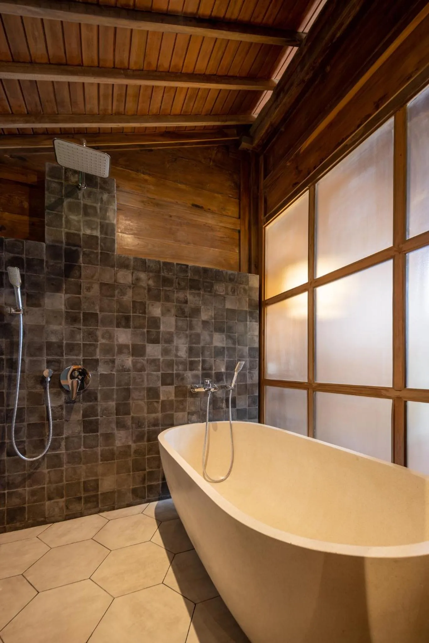 Bathroom in RUMAH KAYU RESORT