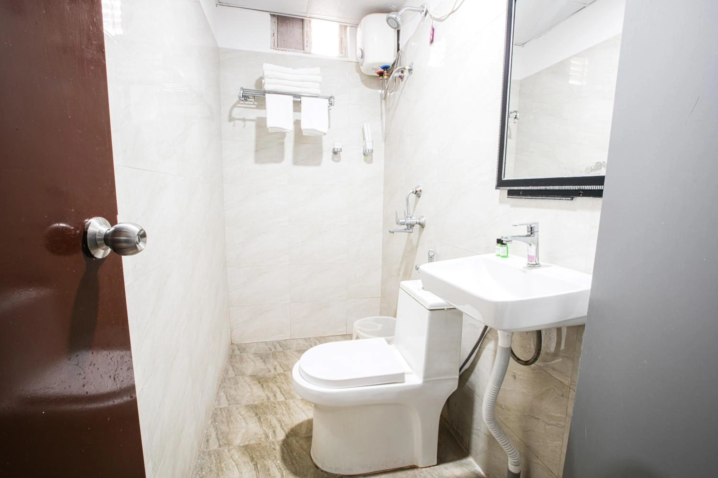 Shower in La Hometel Hotel - HITECH City Hyderabad