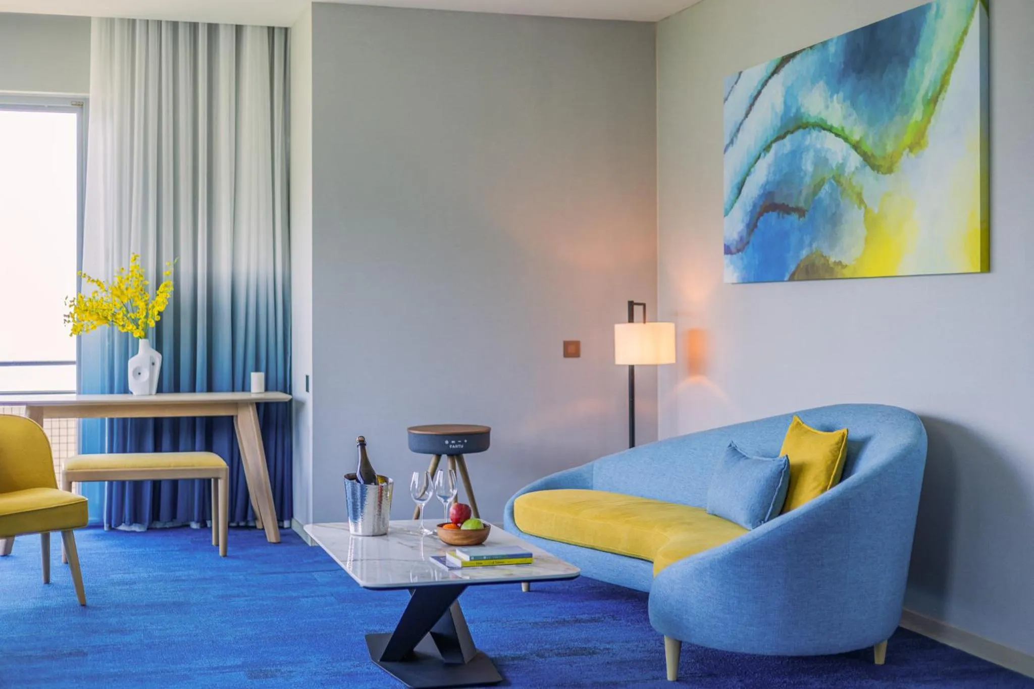 Photo of the whole room in The Archipelago