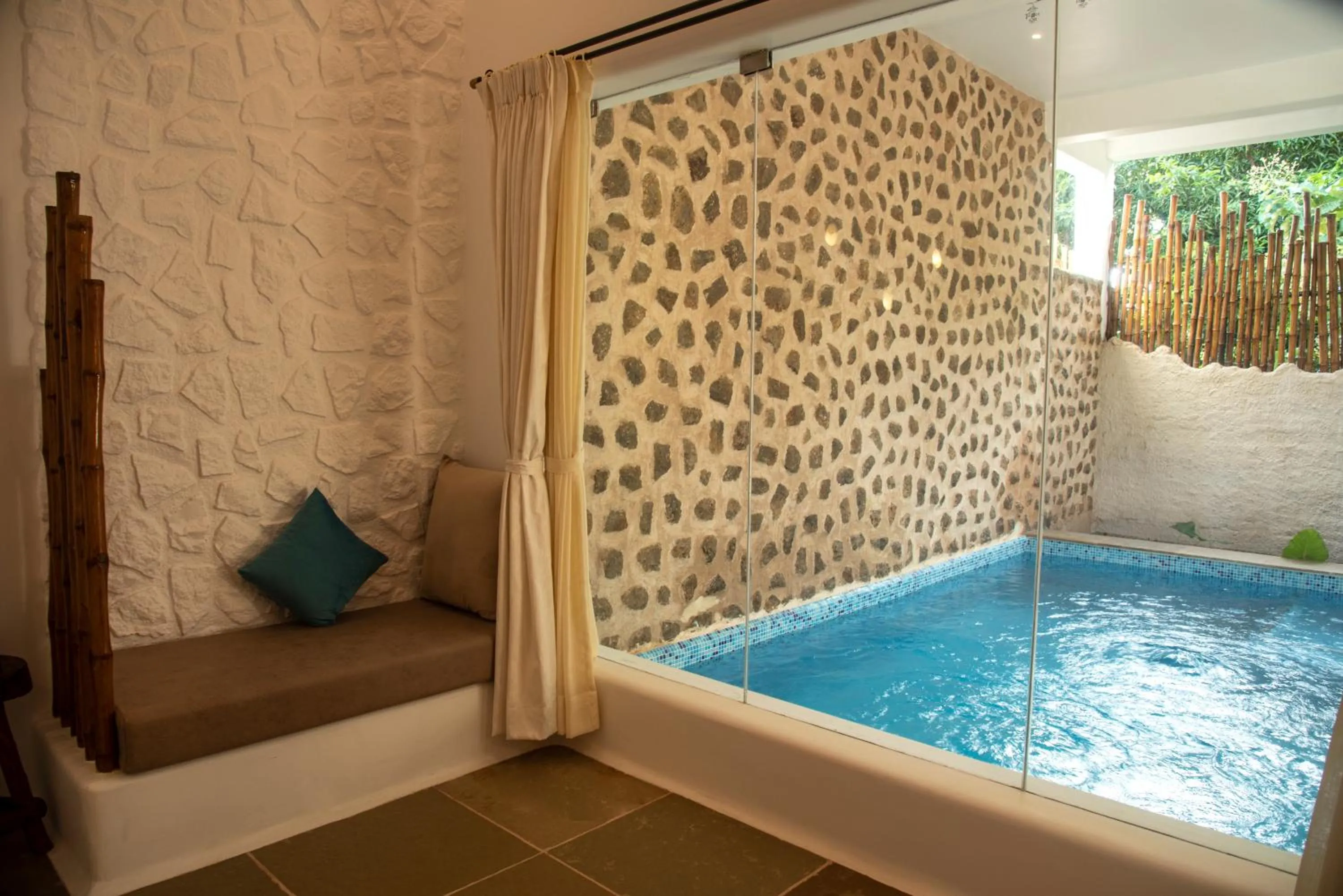 Seating area in Conch Resort Luxury Private Pool Suites