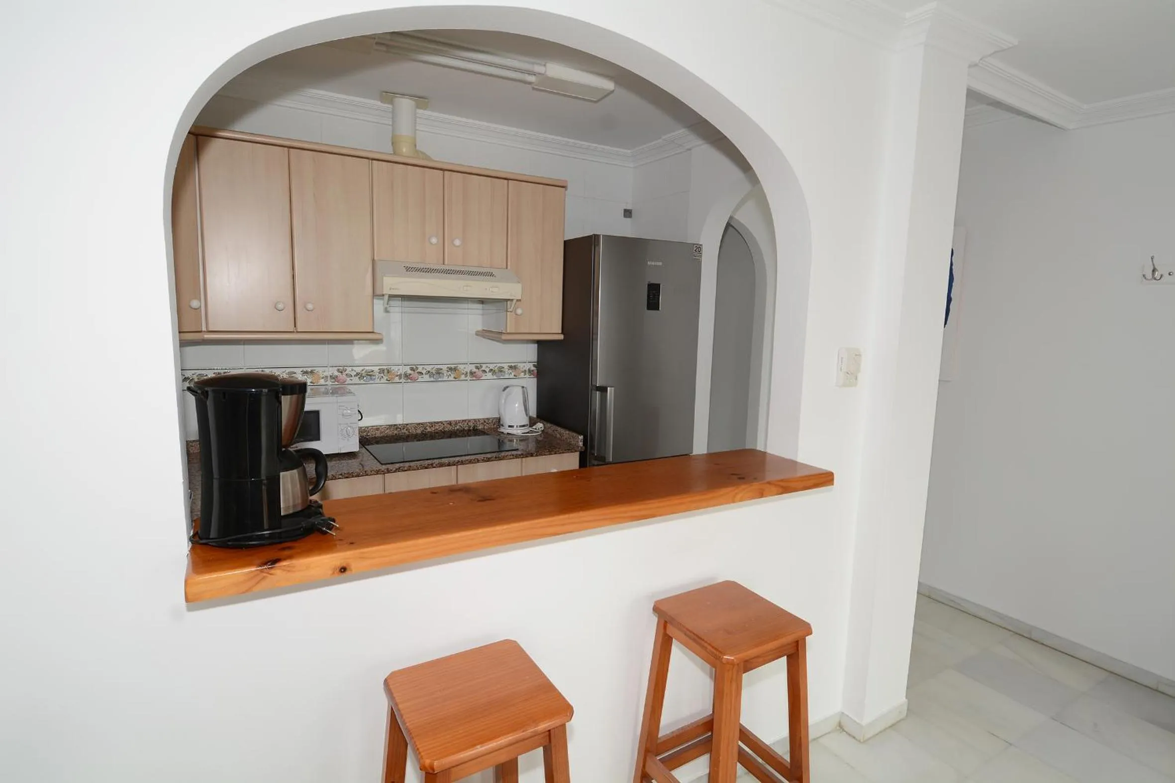 Kitchen or kitchenette in Apartamentos HC Burriana Playa