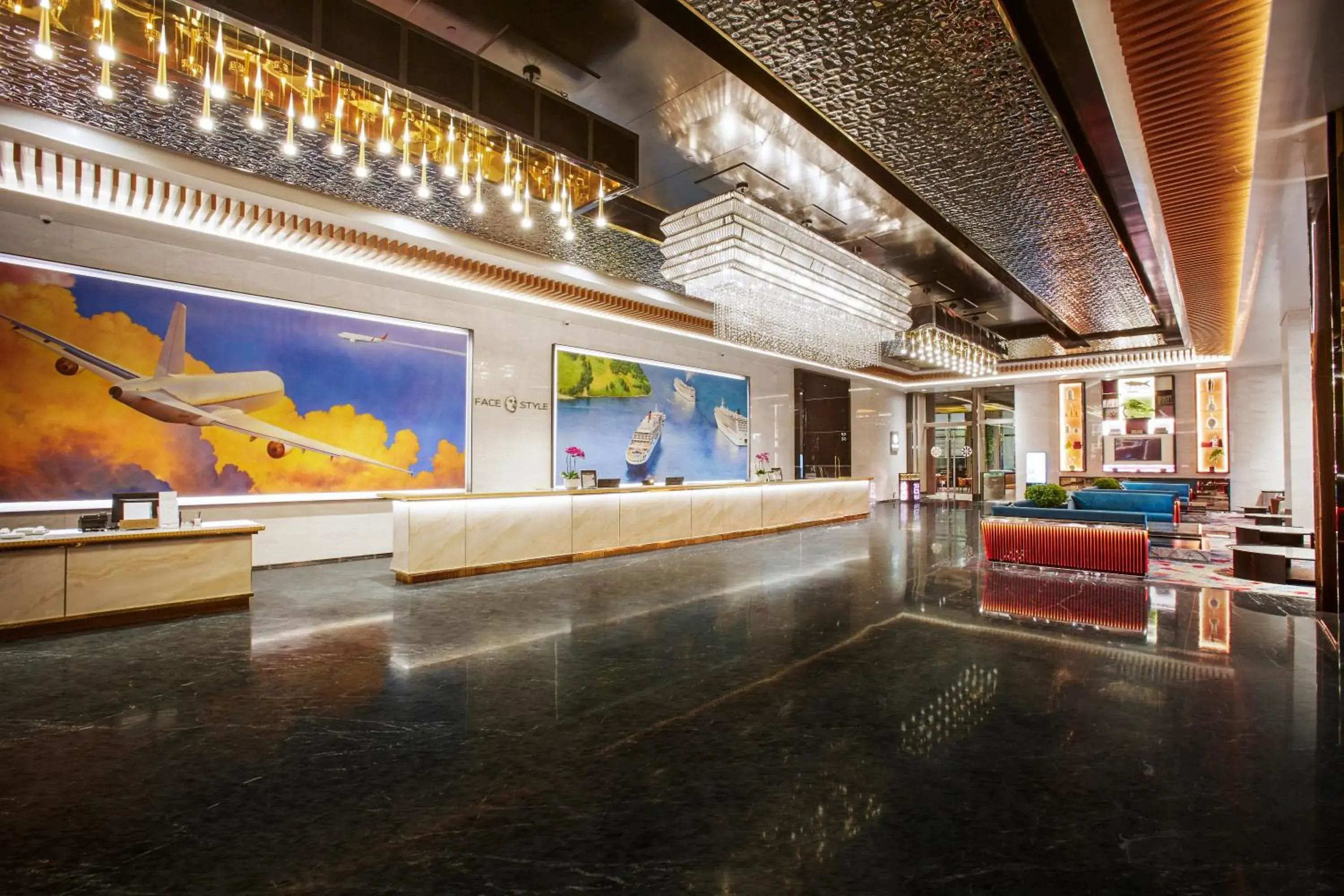 Lobby or reception in THE FACE Style Hotel Lobby or reception in THE FACE Style Hotel