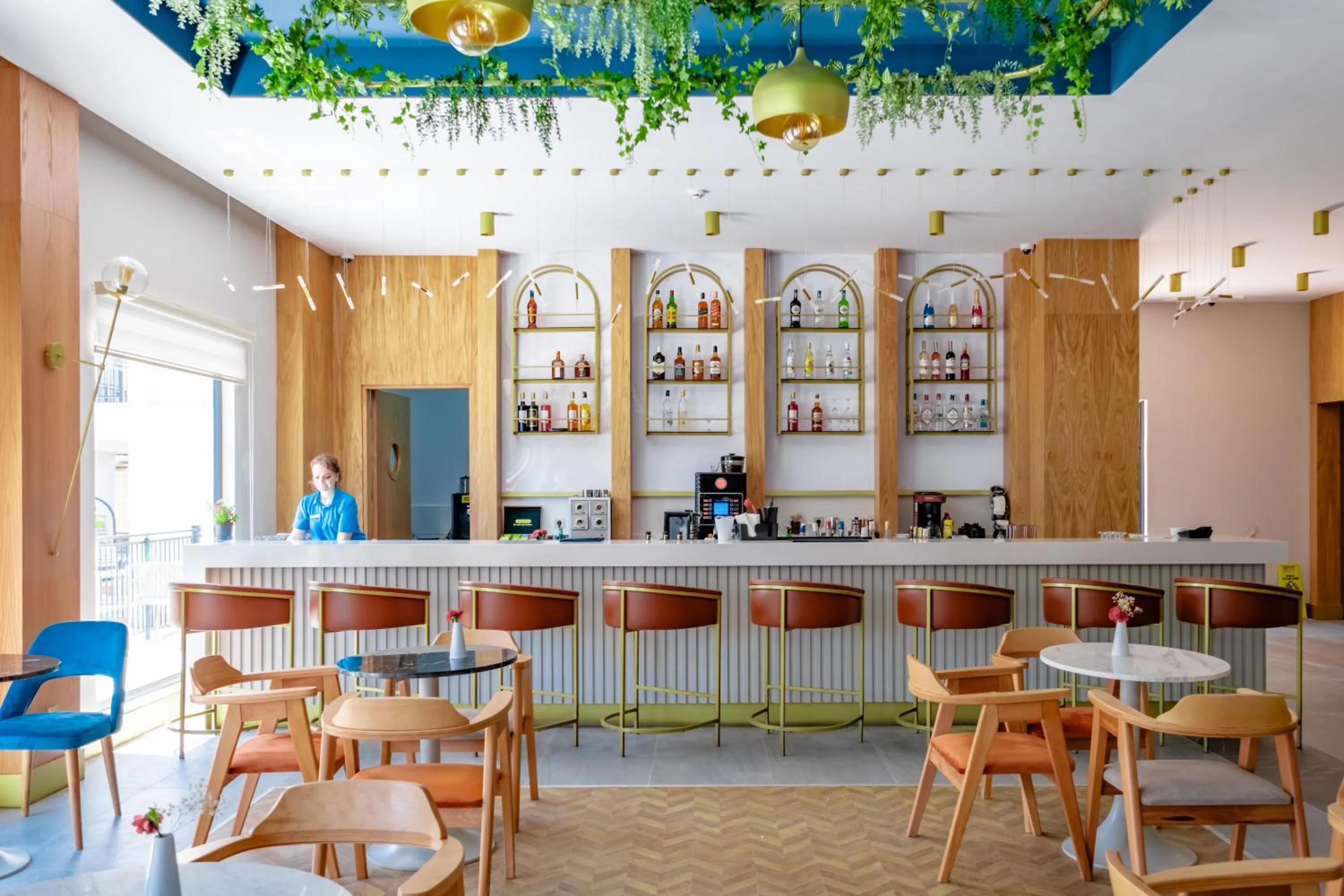 Staff in La Benata Beach Hotel