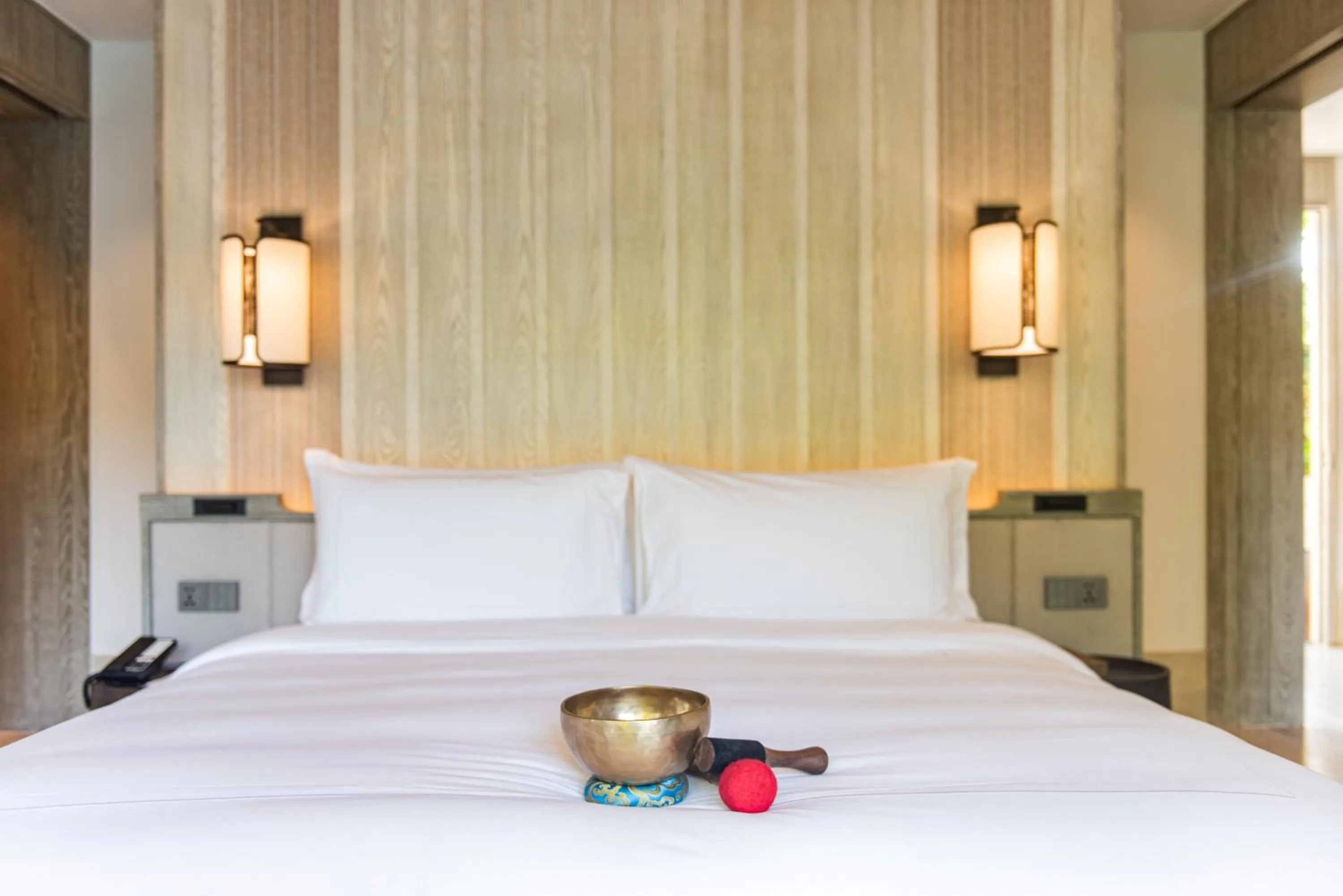 Bed in Anantara Koh Yao Yai Resort & Villas