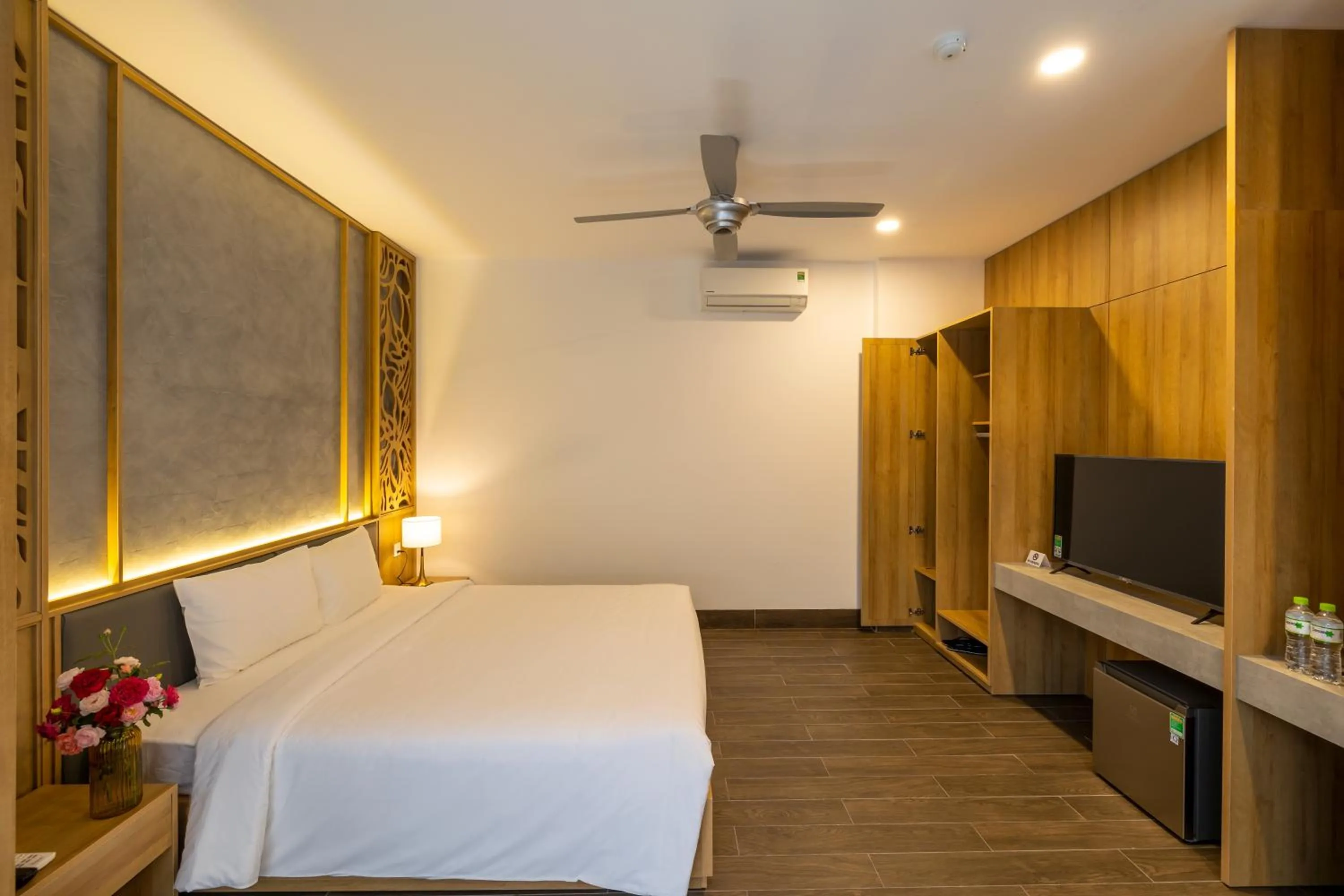 Bed in Moon Sun Boutique Villa Hotel