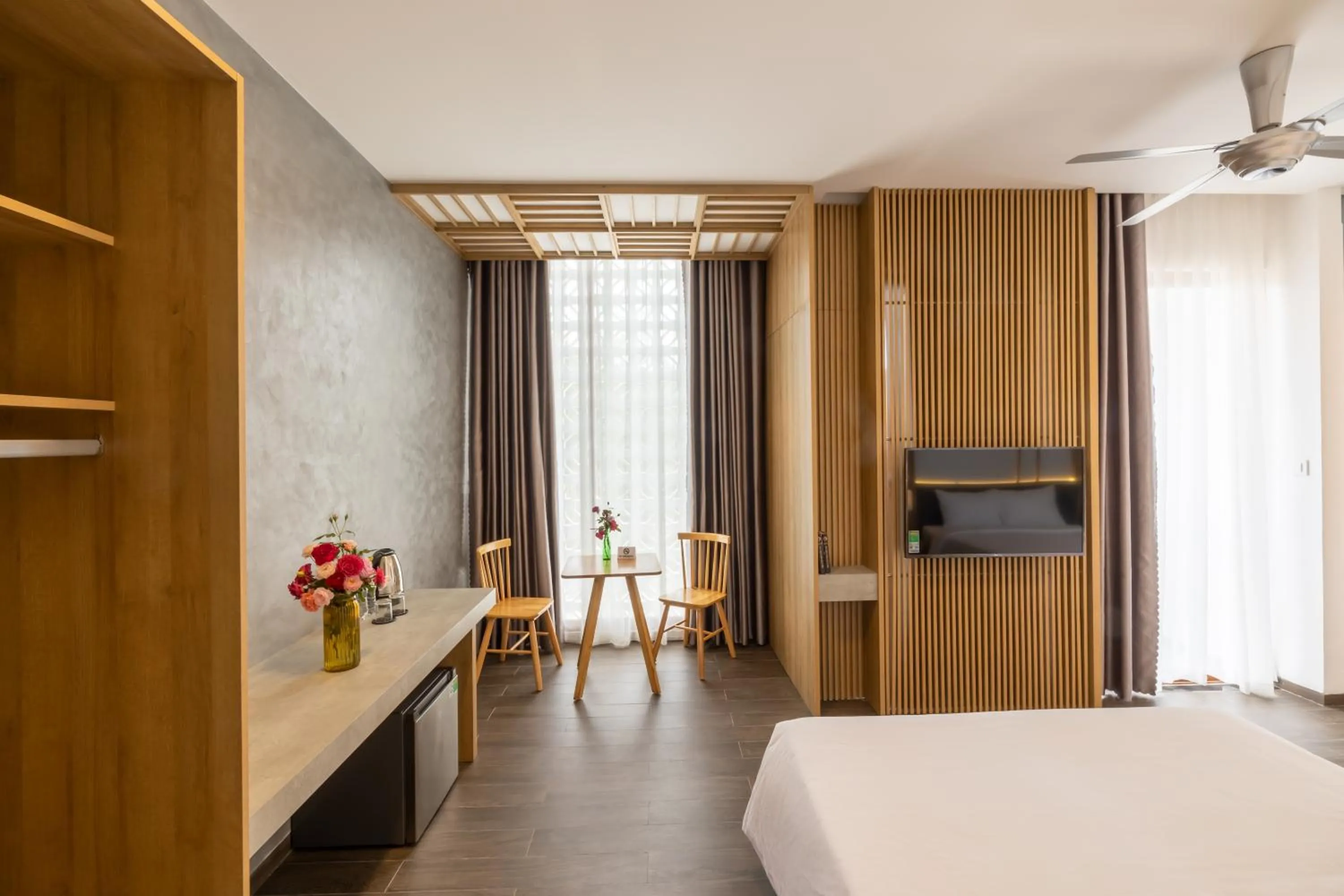 Bed in Moon Sun Boutique Villa Hotel