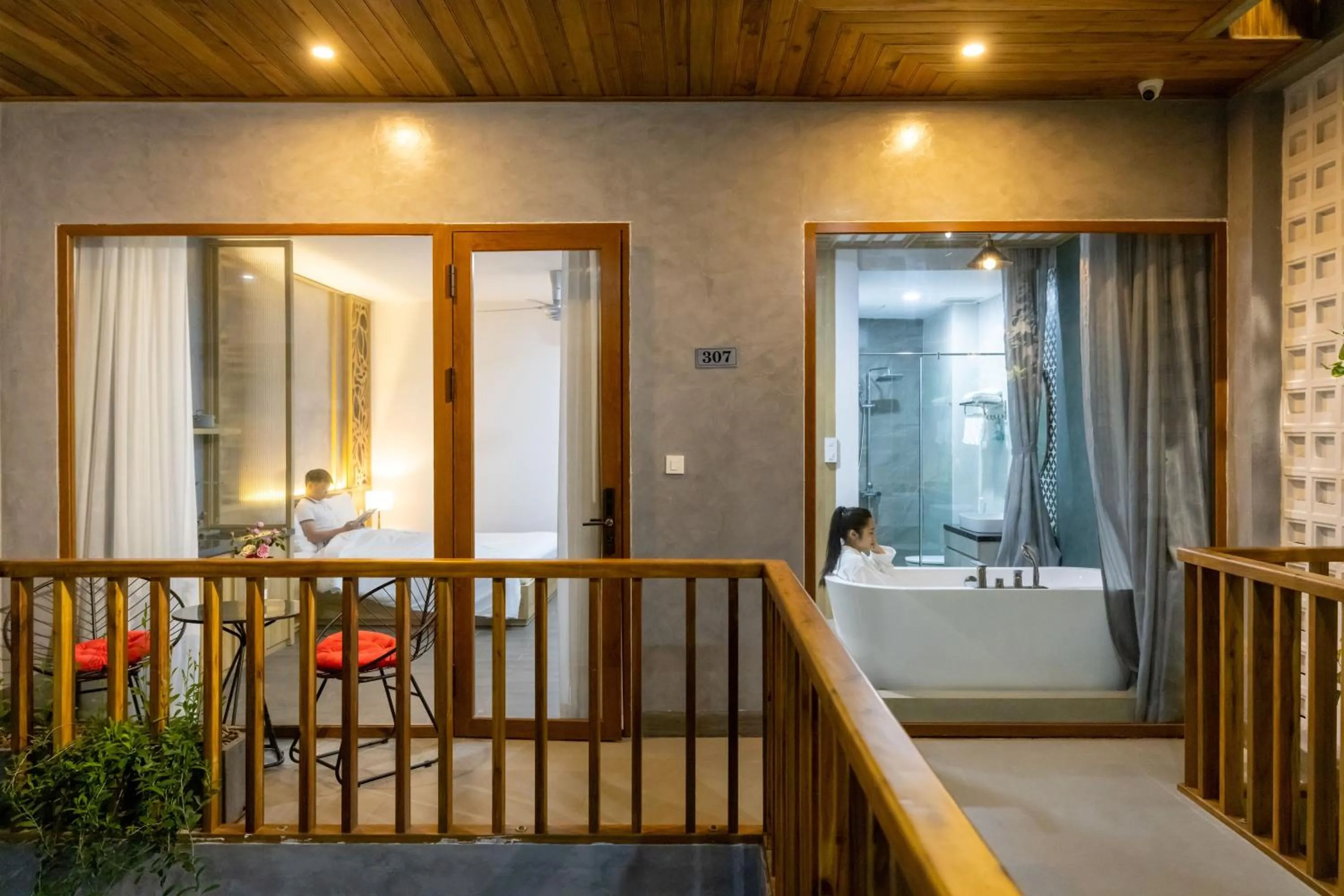 Living room in Moon Sun Boutique Villa Hotel