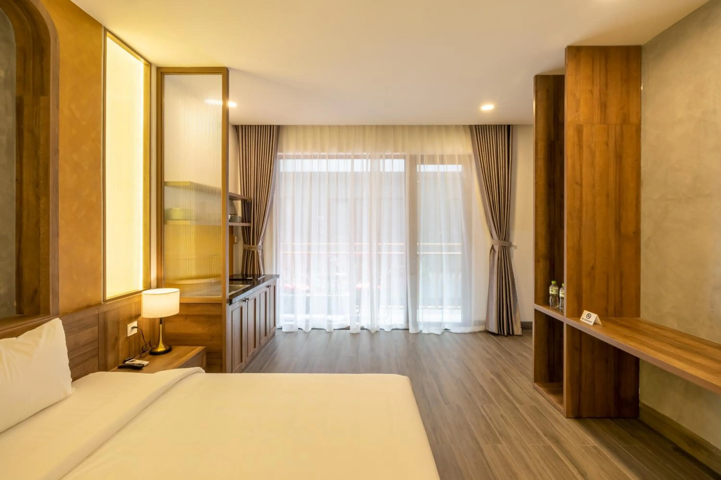 Bed in Moon Sun Boutique Villa Hotel