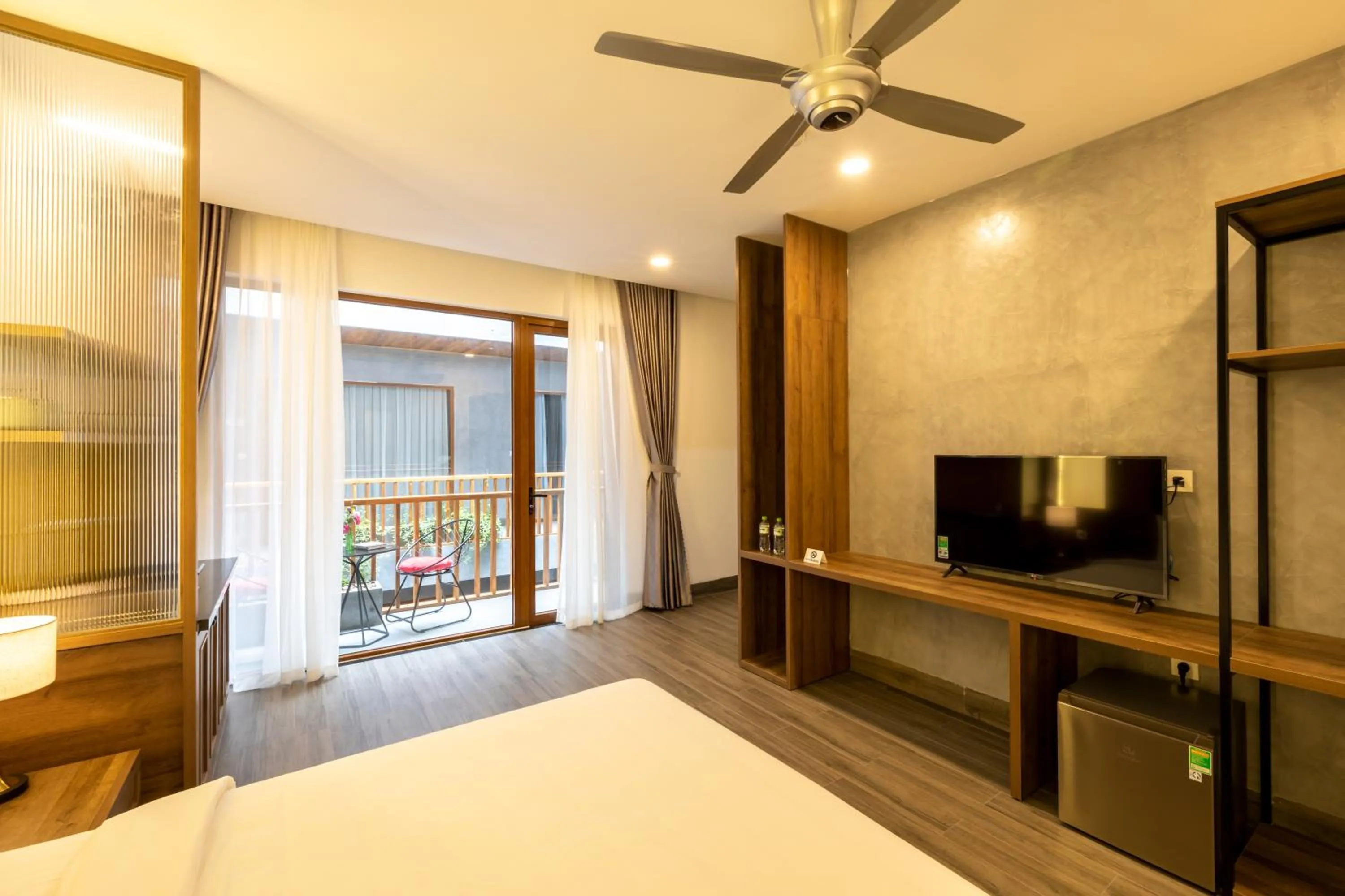 Bed in Moon Sun Boutique Villa Hotel