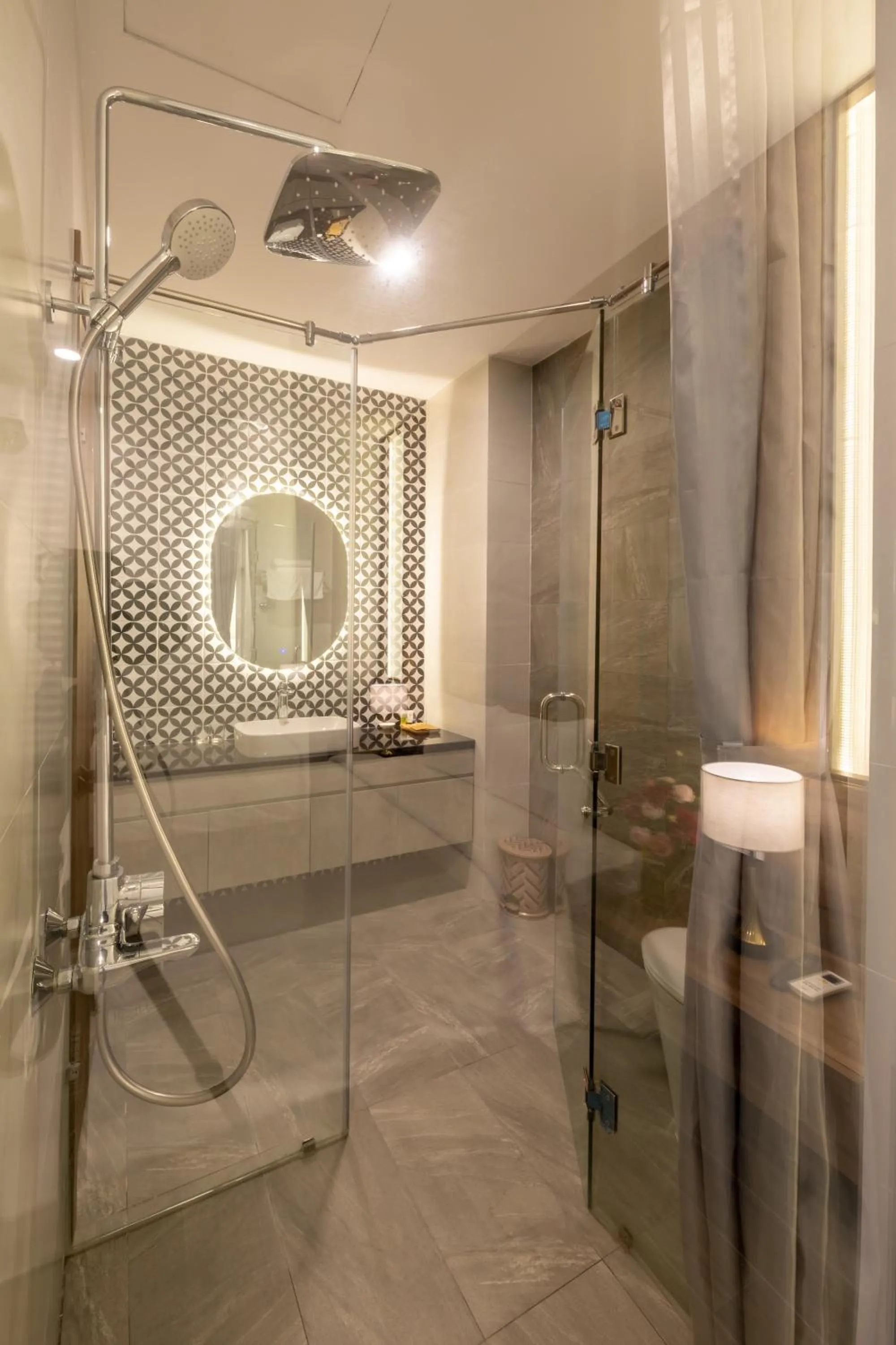 Shower in Moon Sun Boutique Villa Hotel