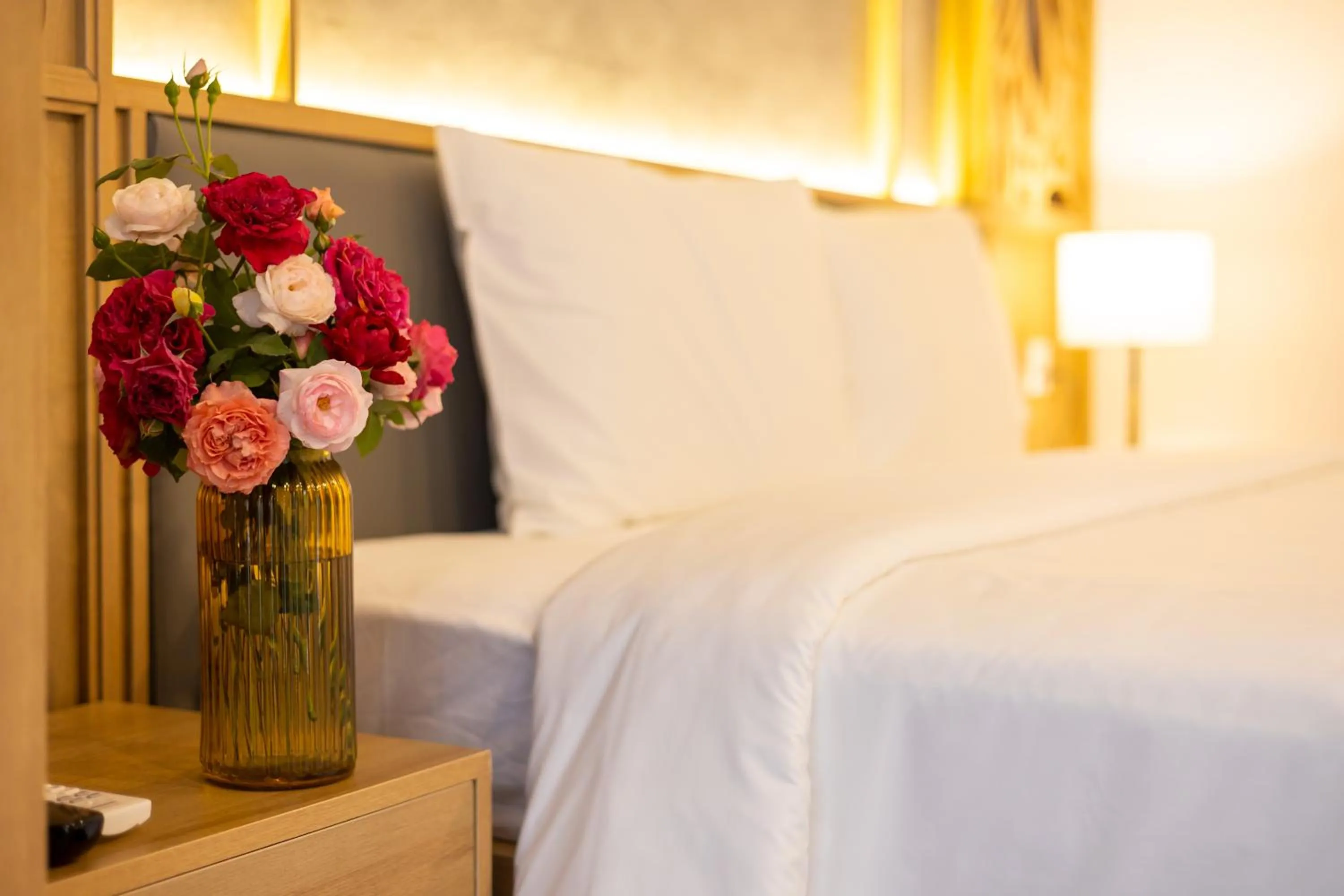 Bed in Moon Sun Boutique Villa Hotel