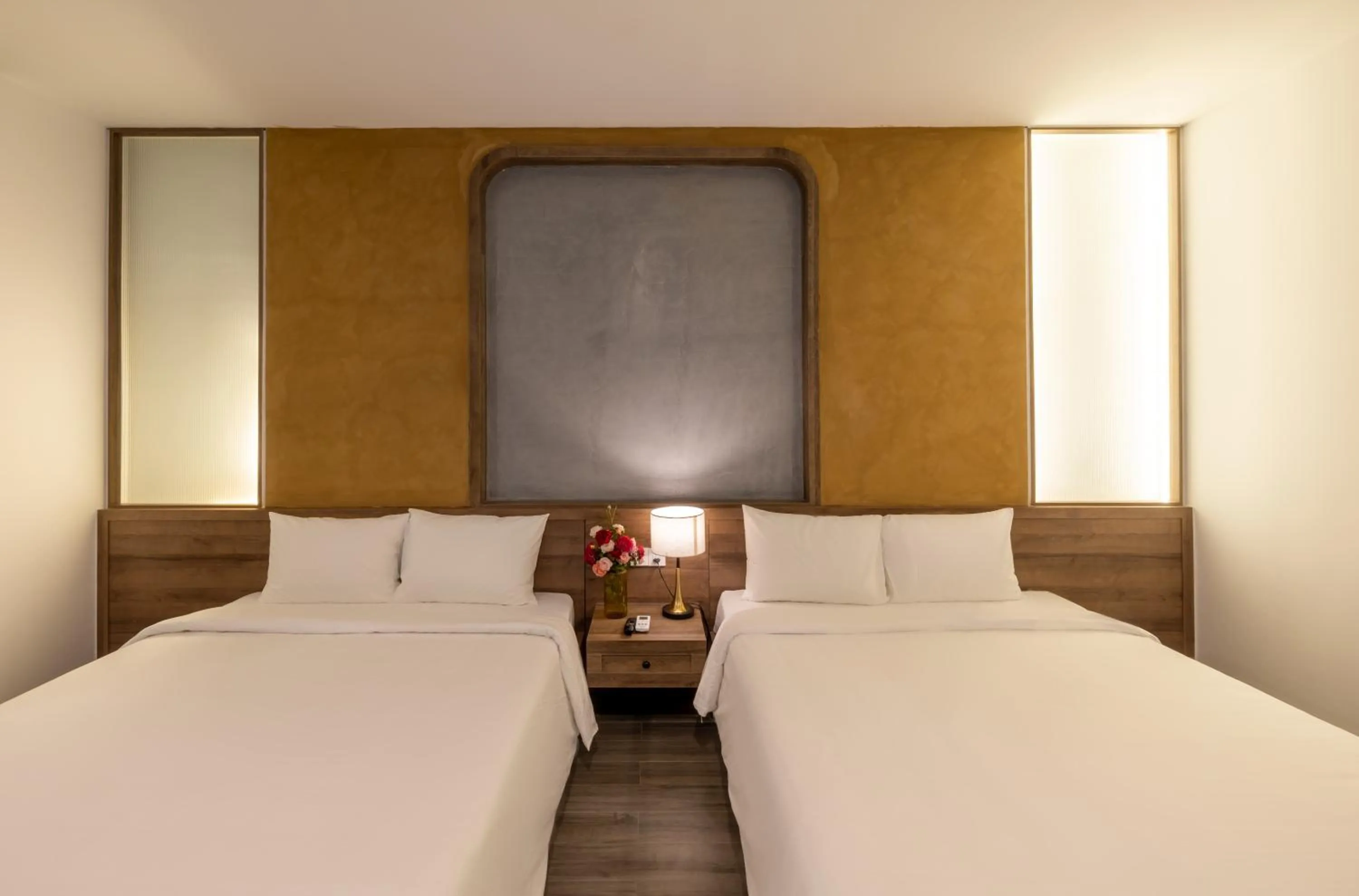 Bed in Moon Sun Boutique Villa Hotel