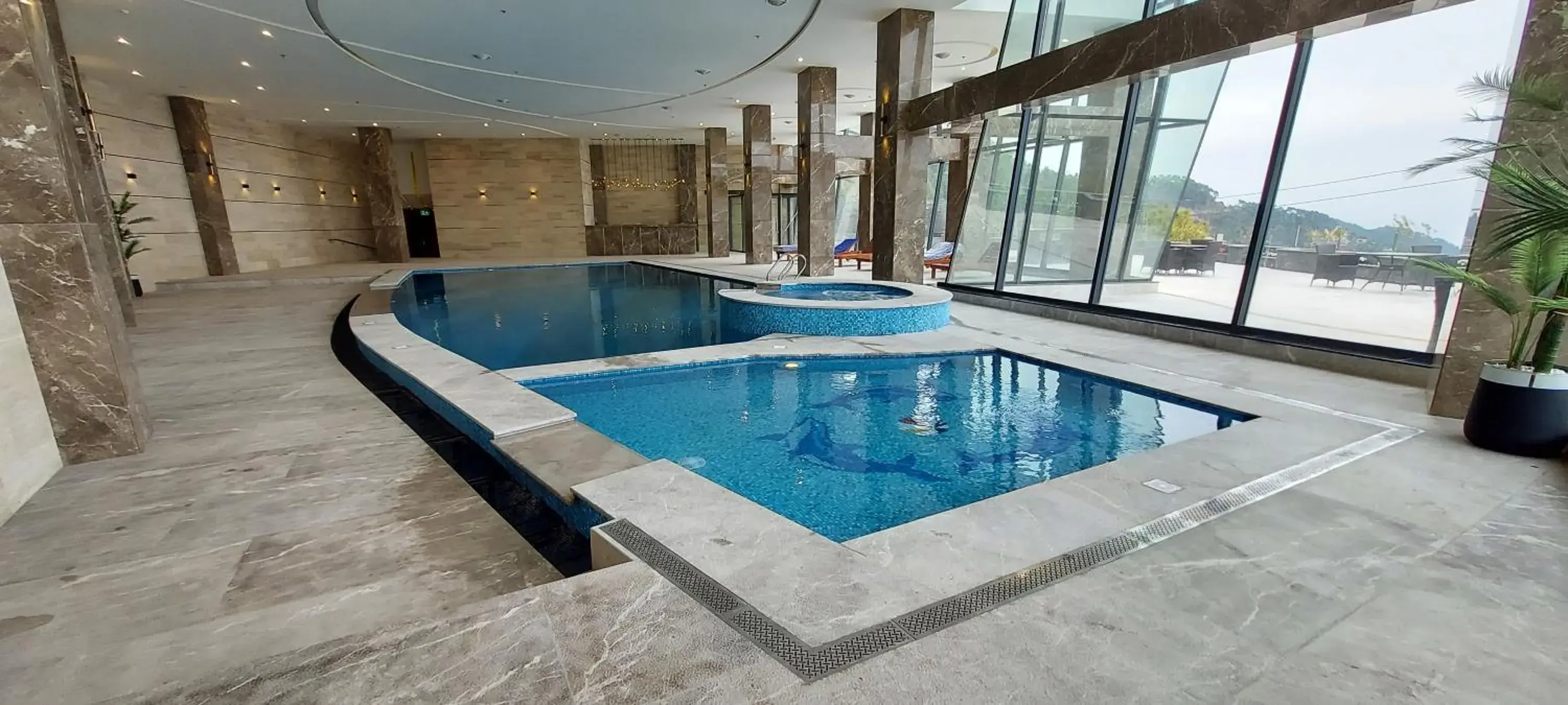 Pool view in Ramada by Wyndham Murree Lower Topa Resort Pool view in Ramada by Wyndham Murree Lower Topa Resort