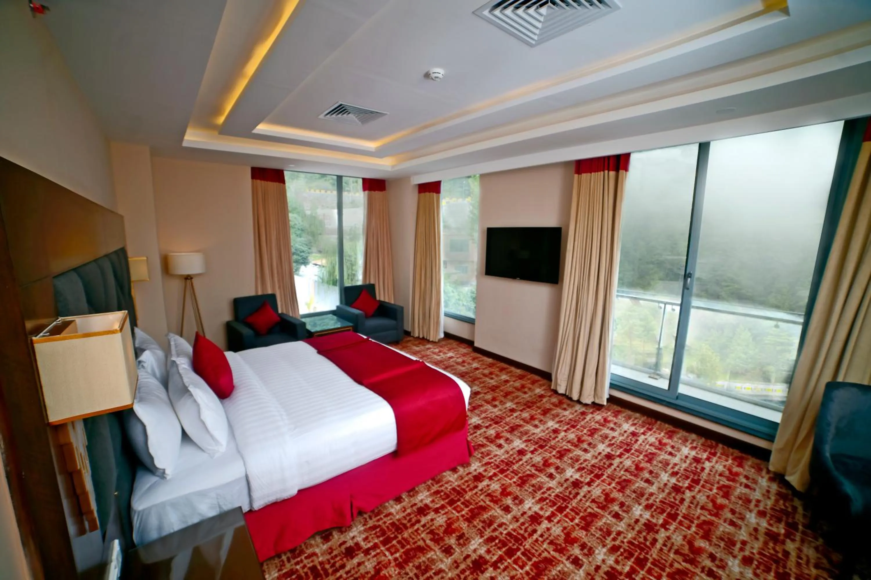 Bedroom, Bed in Ramada by Wyndham Murree Lower Topa Resort