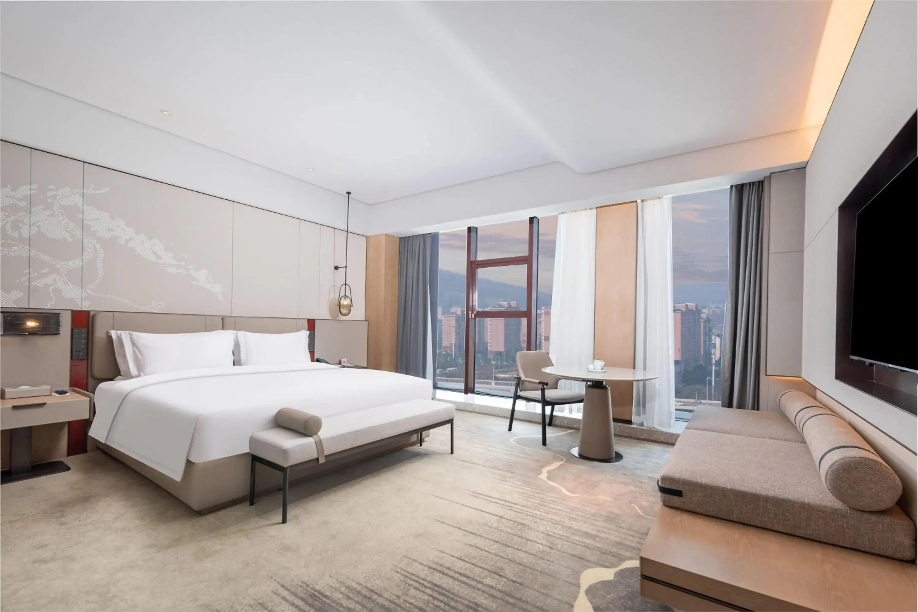 Photo of the whole room, Bed in Ramada By Wyndham Xiangyang Xiangcheng Photo of the whole room, Bed in Ramada By Wyndham Xiangyang Xiangcheng