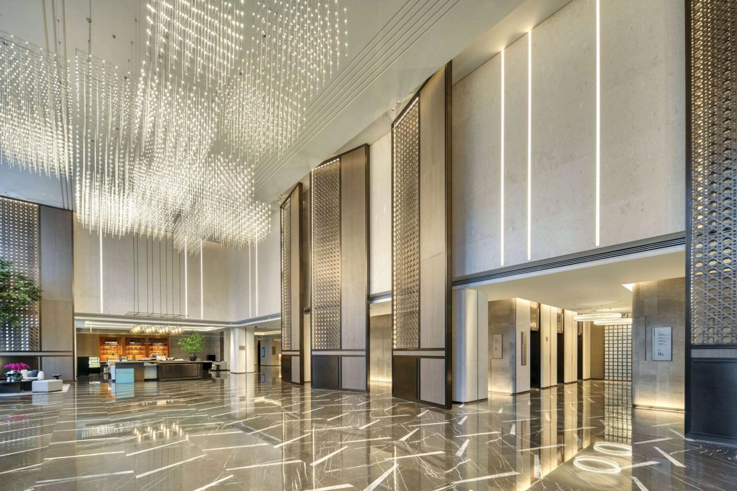 Lobby or reception in Wyndham Xiong'an
