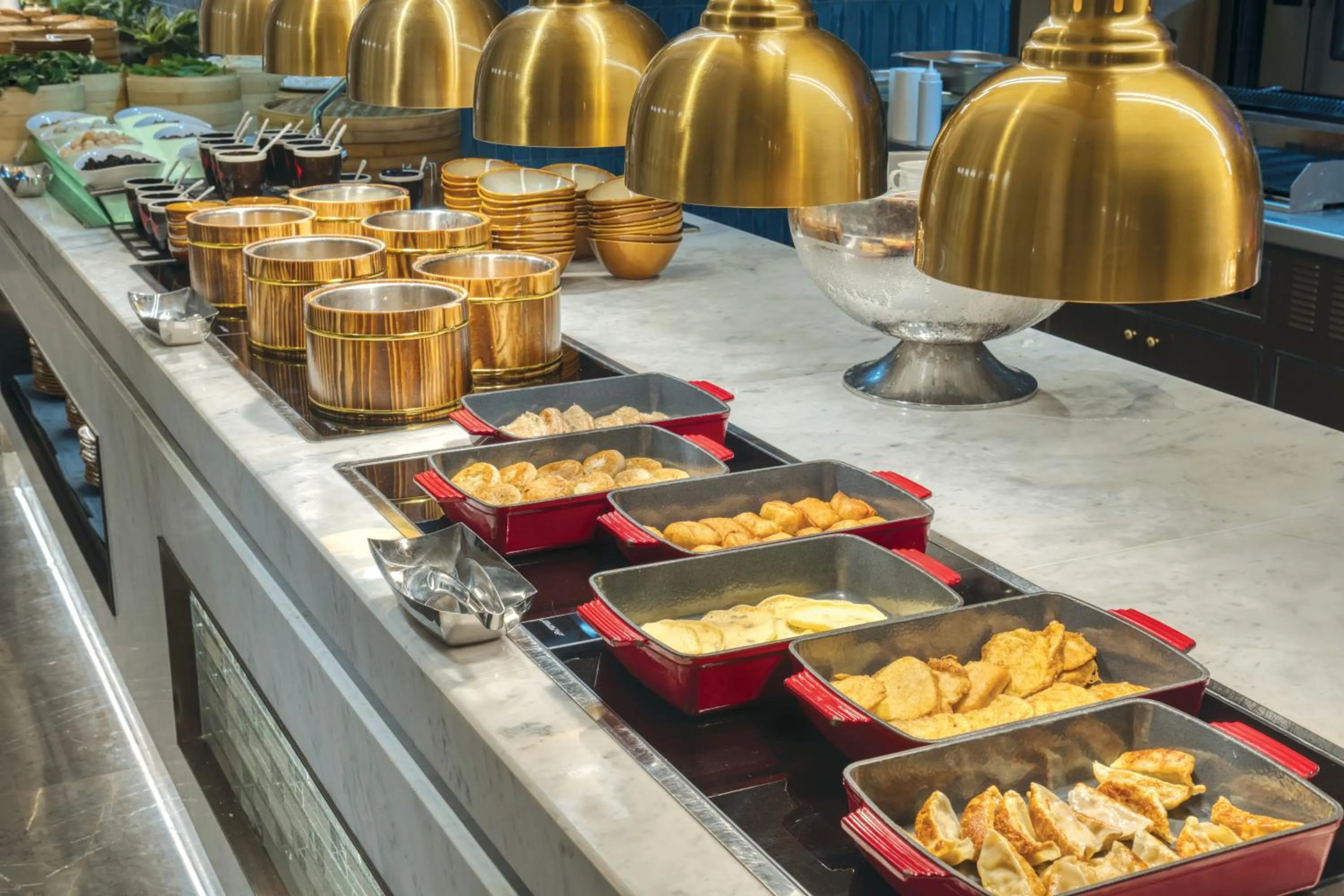 Buffet breakfast in Wyndham Xiong'an