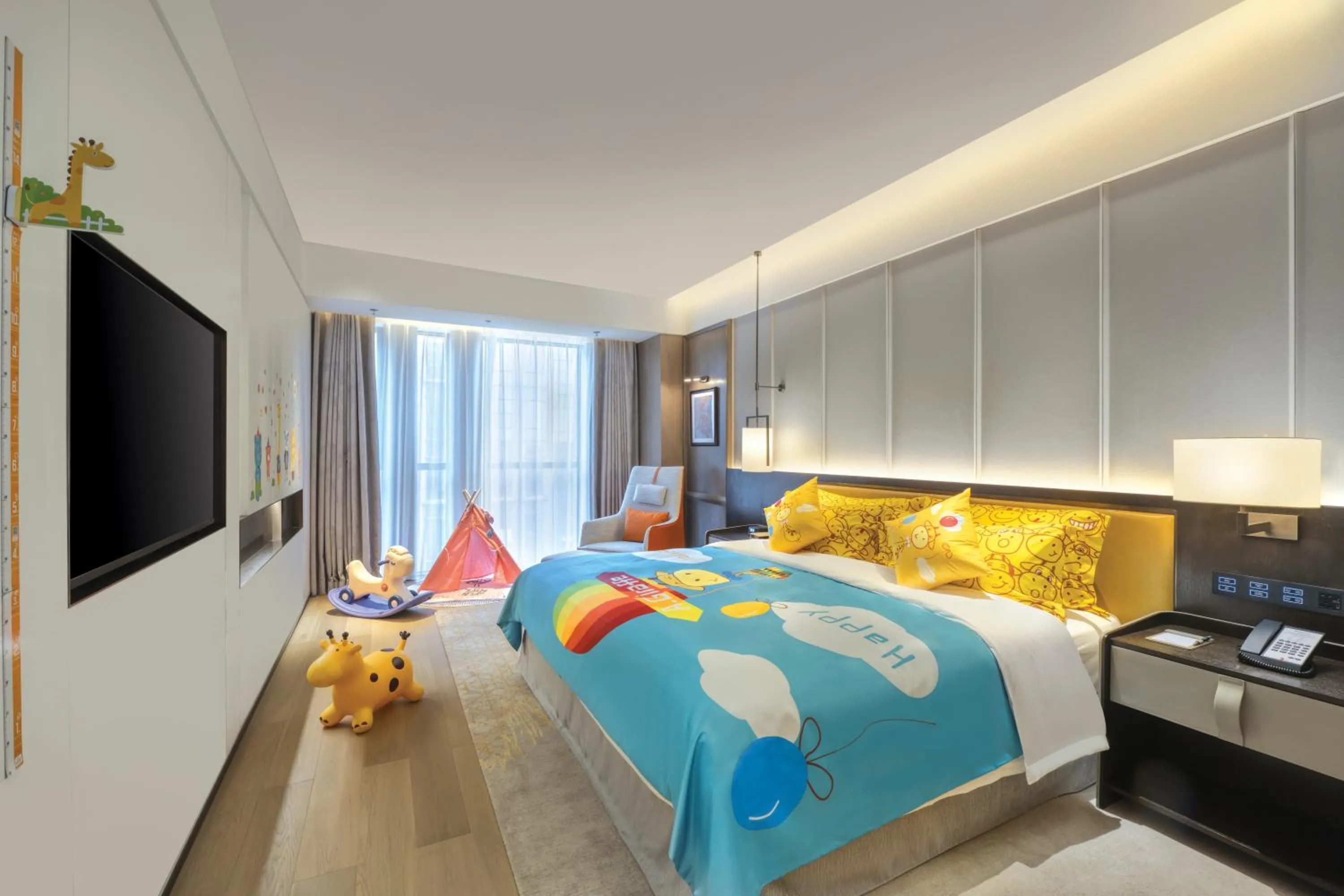 Bedroom, Bed in Wyndham Xiong'an