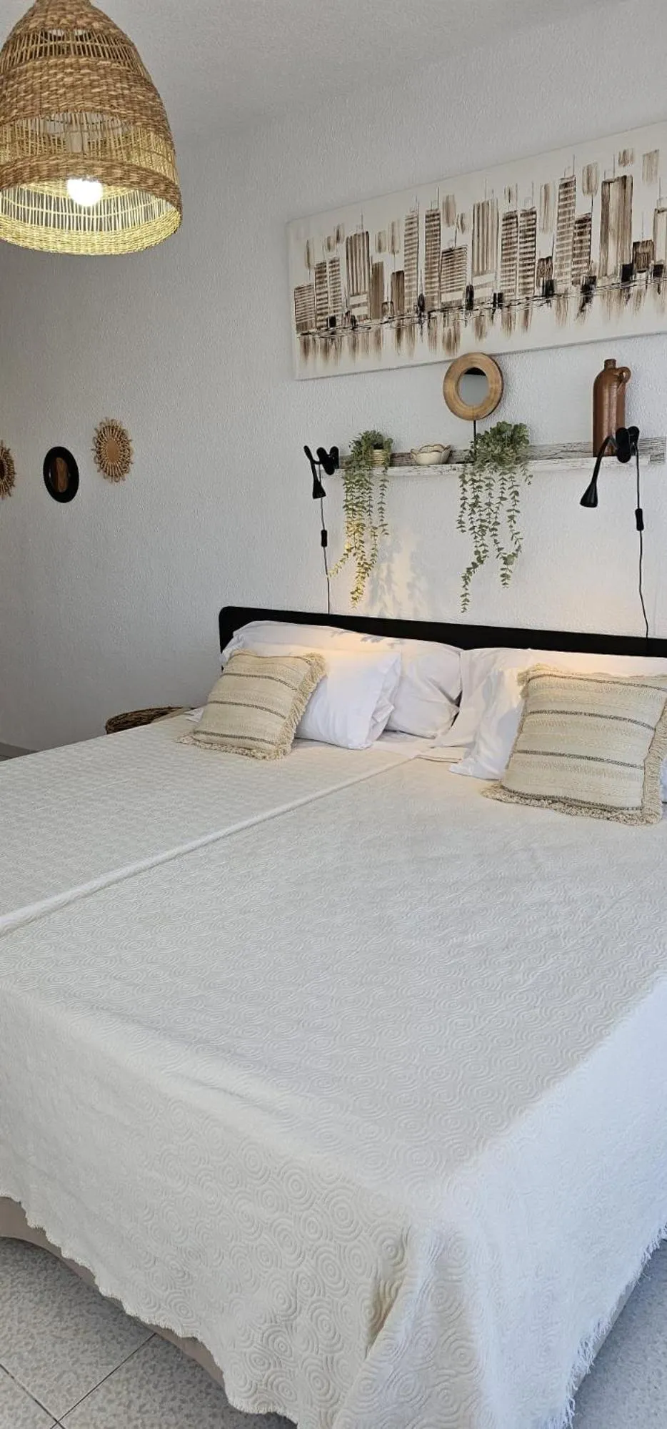 Bed in LOS NAREJOS Hotel