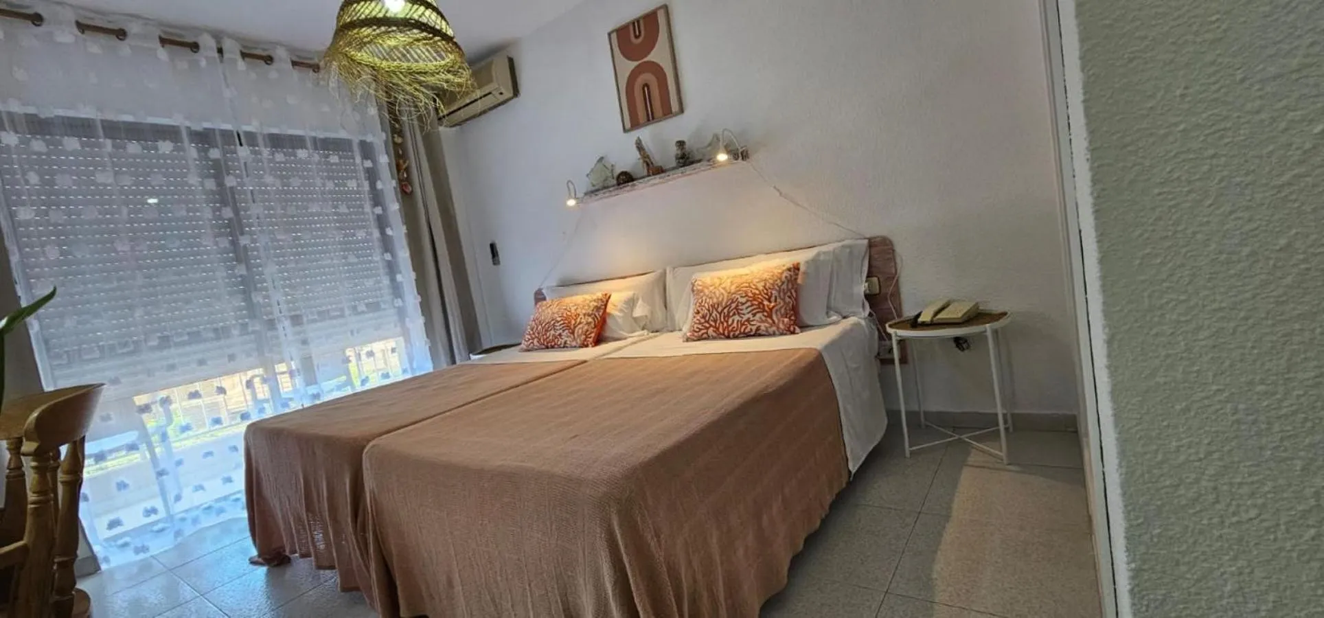 Bed in LOS NAREJOS Hotel