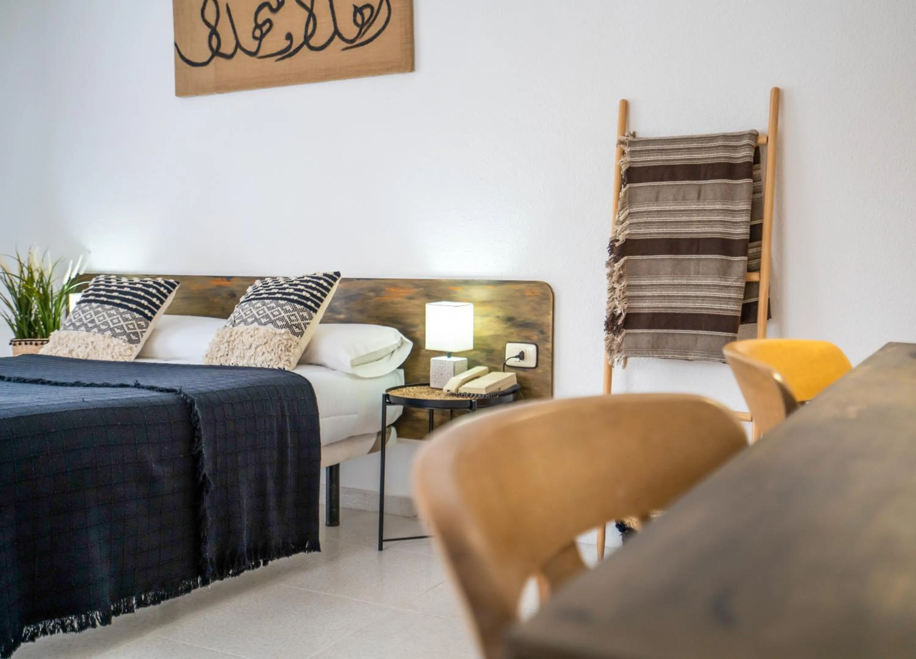 Decorative detail, Bed in LOS NAREJOS Hotel