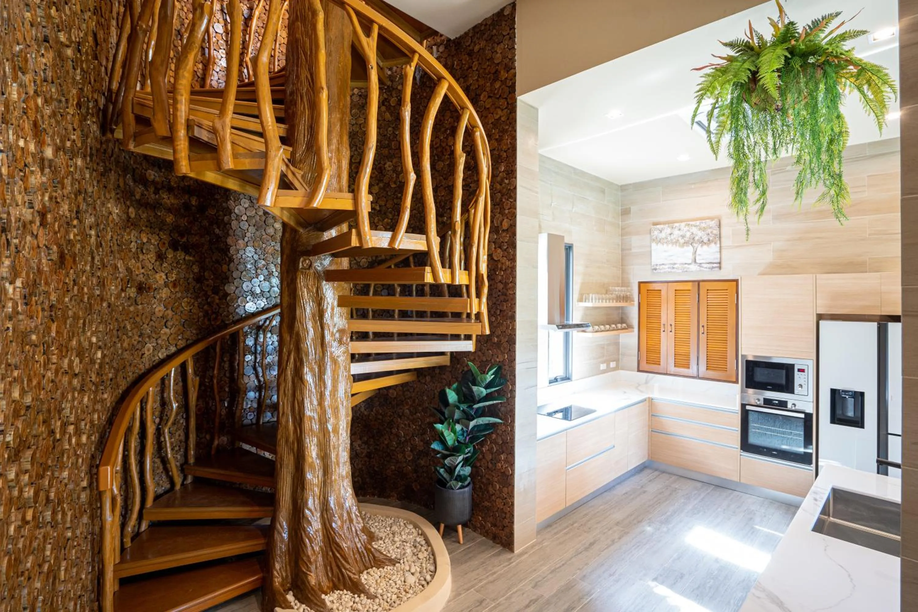 Kitchen or kitchenette in Three Monkeys Villas