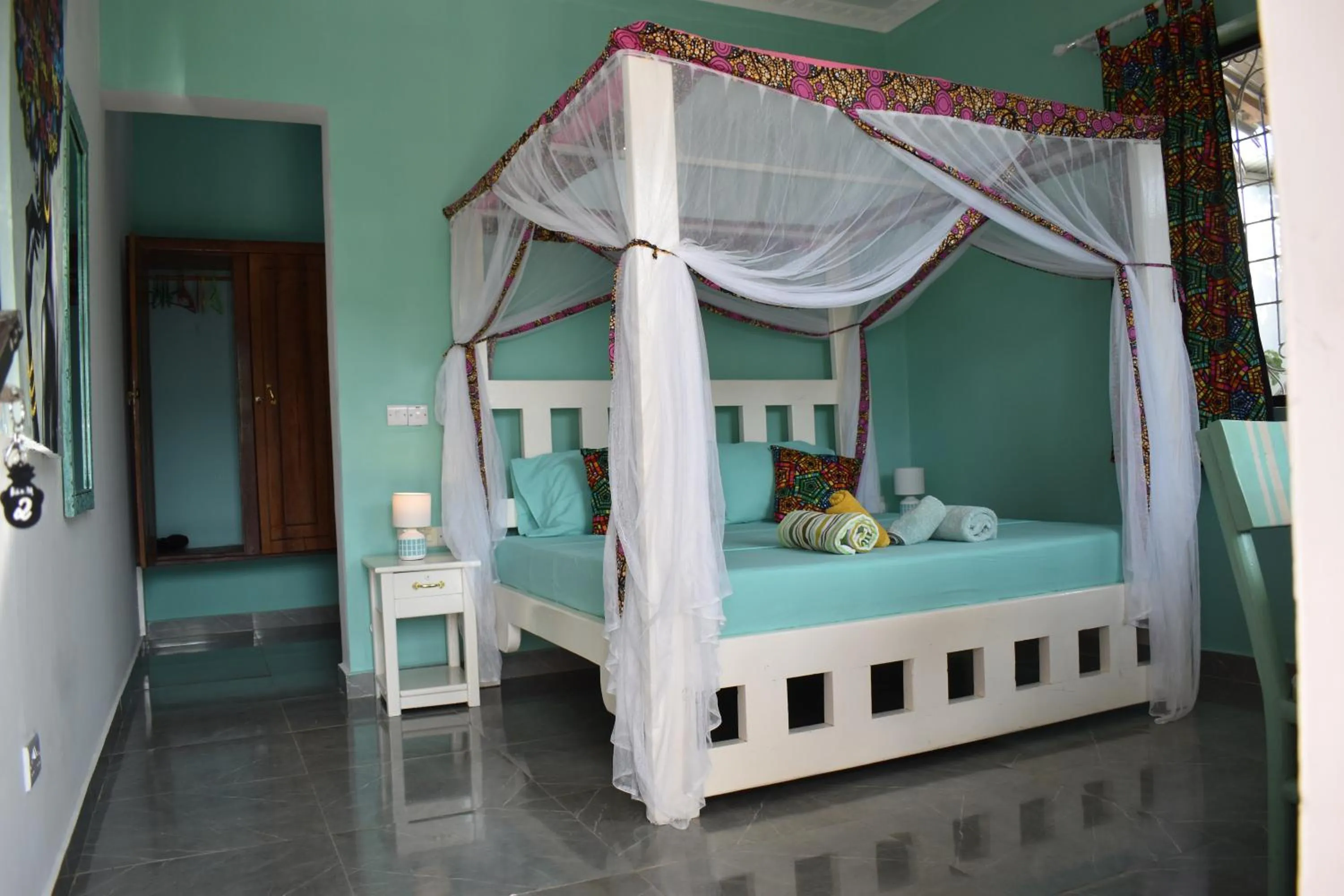 Bed in Pineapple House