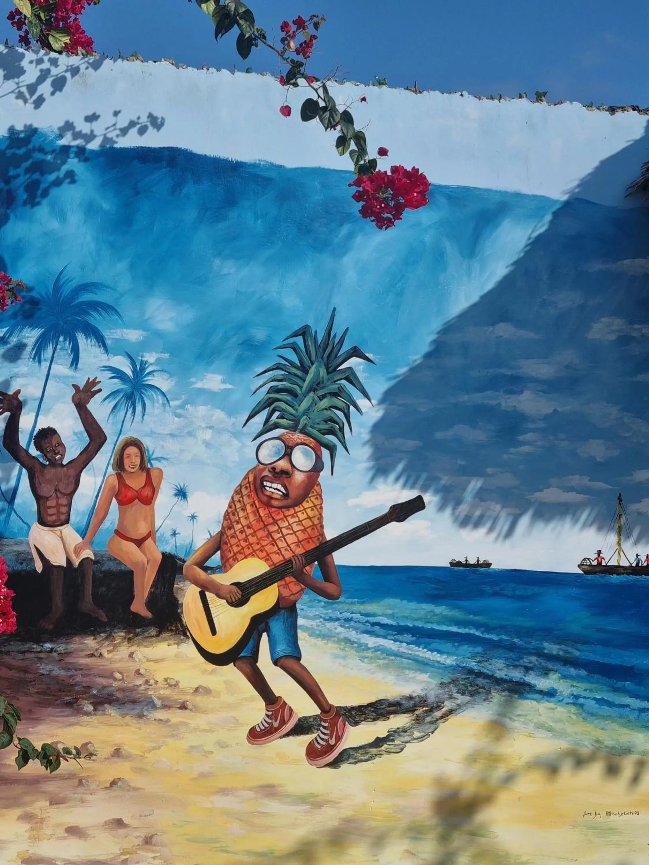 Decorative detail in Pineapple House