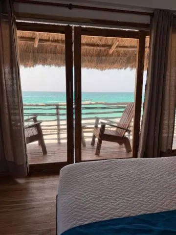 Bed in NENA BEACH CLUB & HOTEL