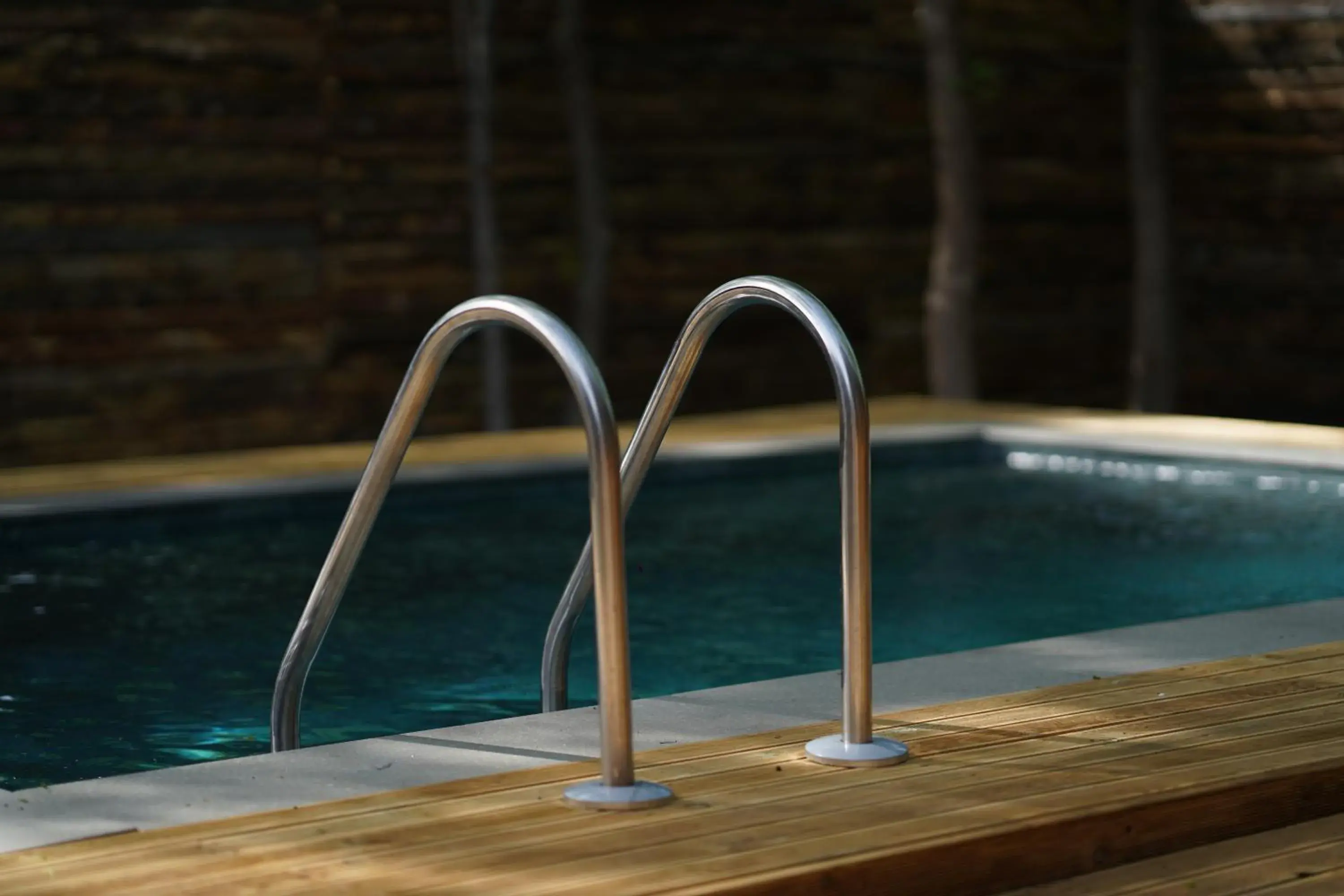 Pool view in Pentalow Cabin Pool view in Pentalow Cabin