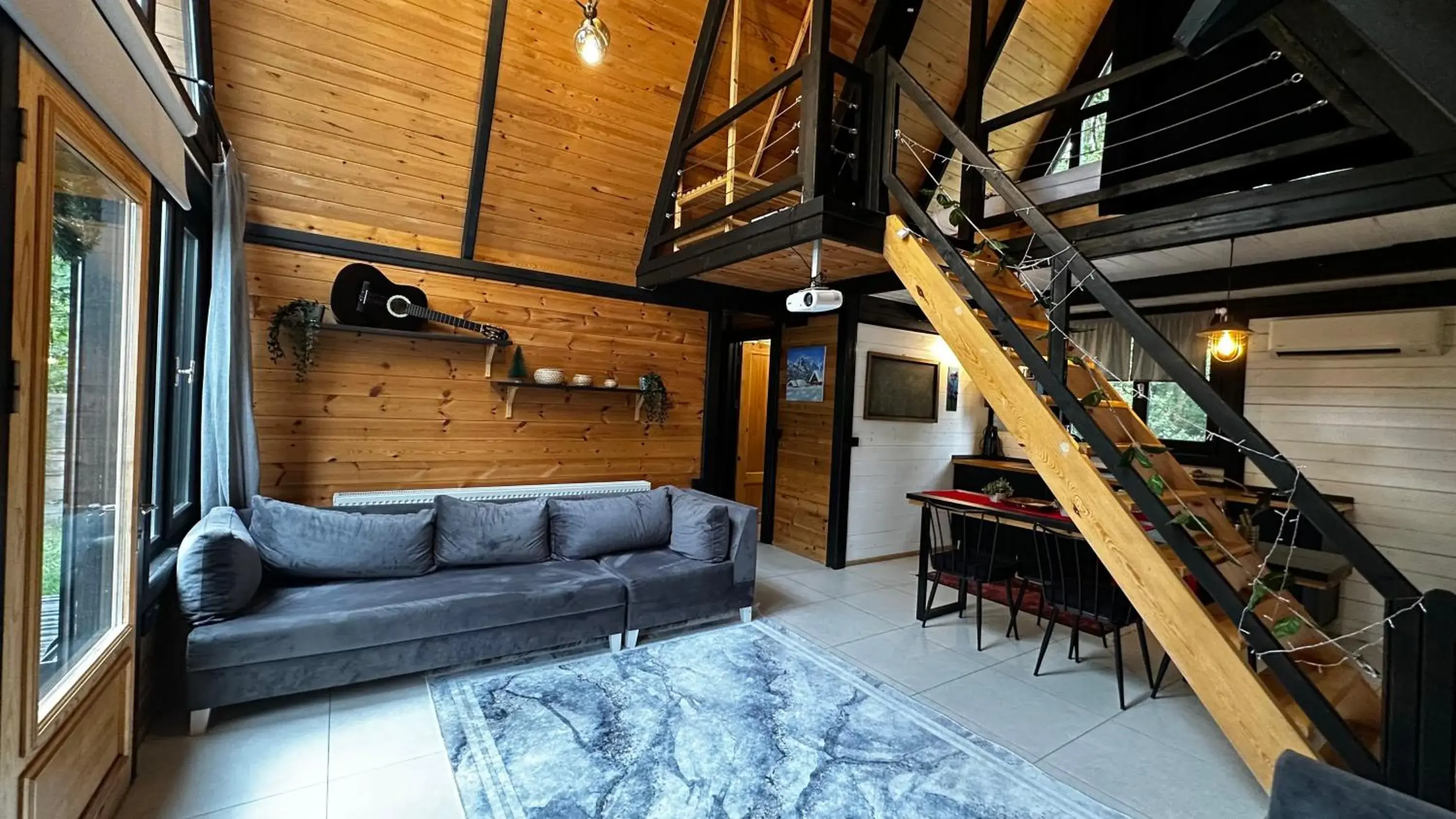 Living room in Pentalow Cabin Living room in Pentalow Cabin