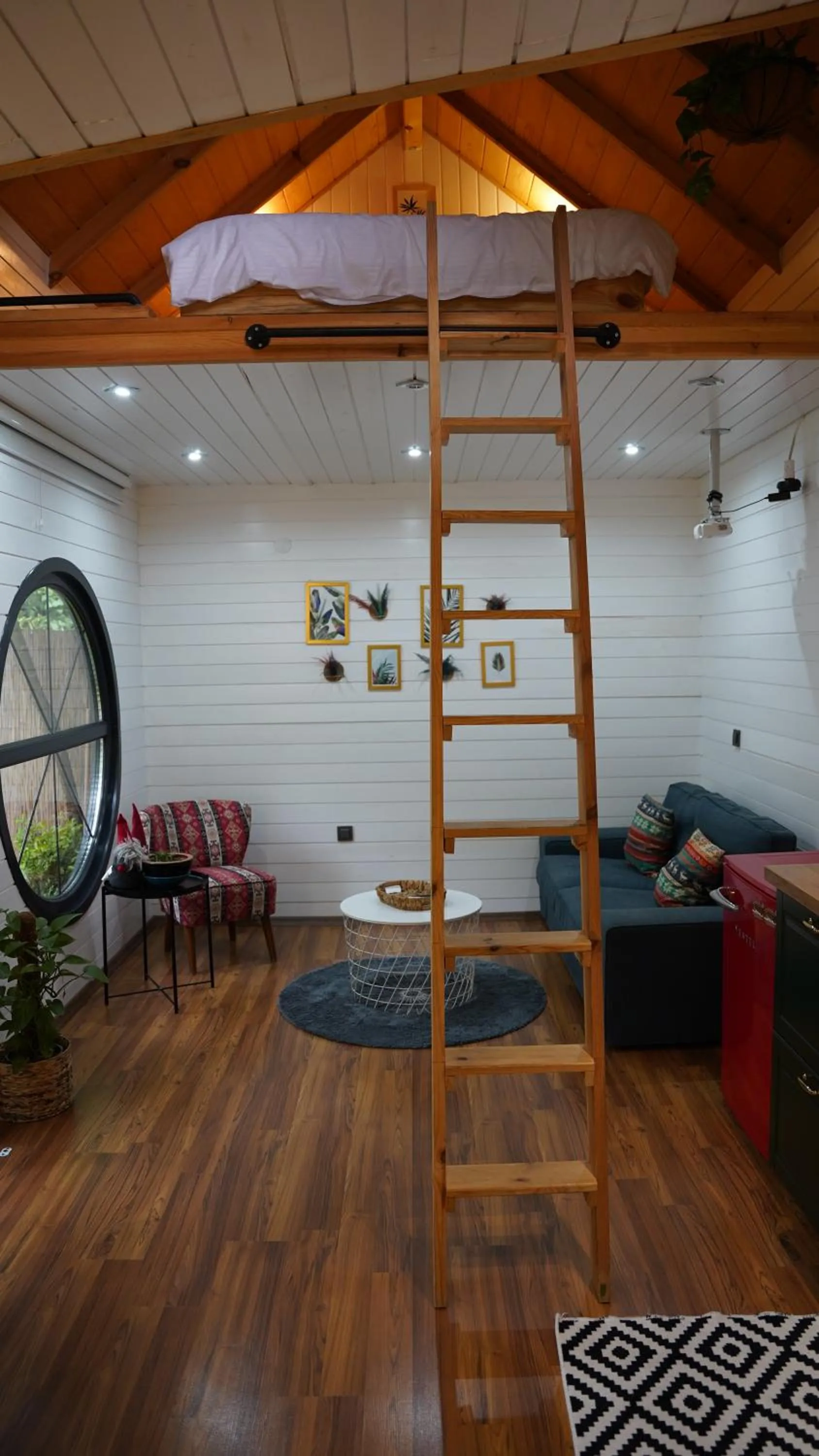 Living room in Pentalow Cabin